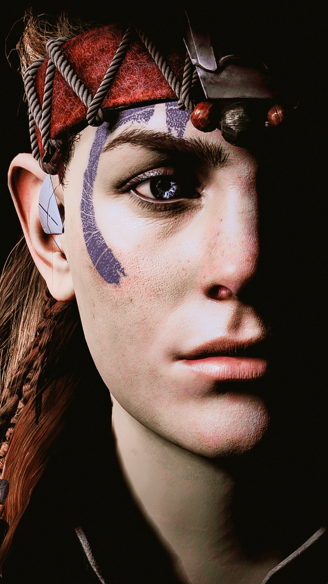 Aloy, Face, Beauty, Eyebrow, Head. Wallpaper in 1080x1920 Resolution