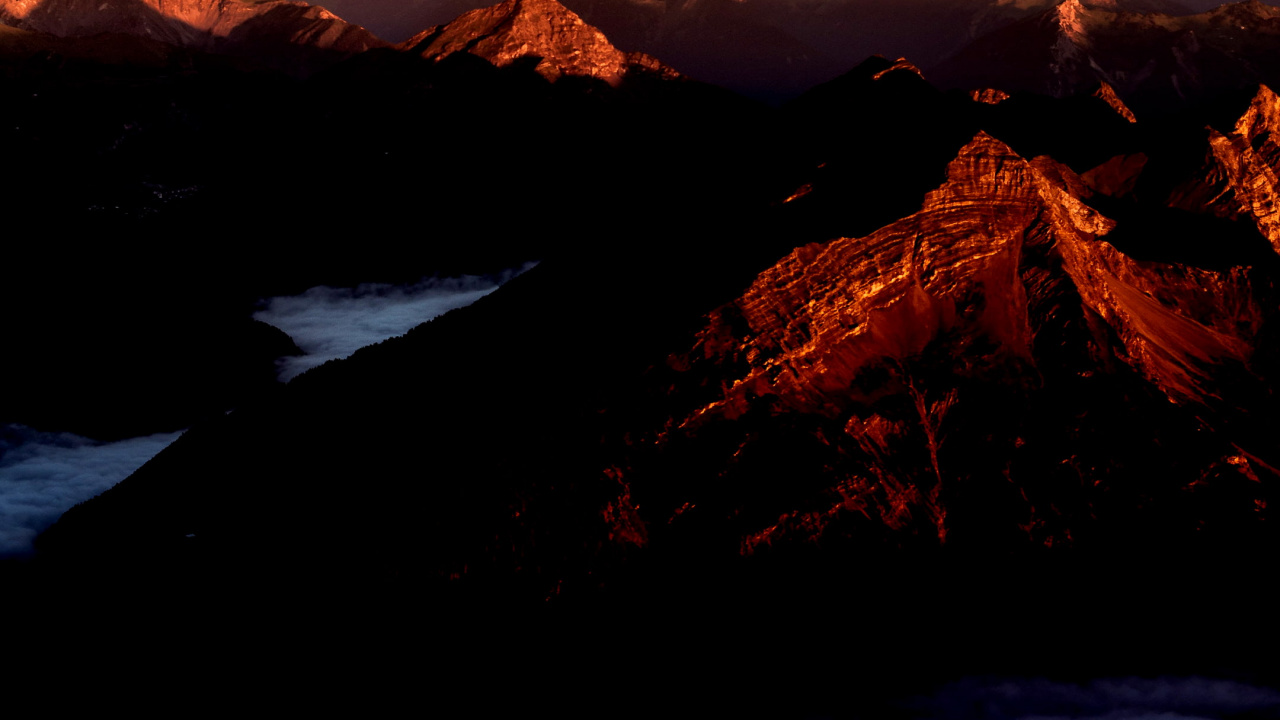 Ambiente, Ecorregión, Paisaje Natural, Afterglow, Highland. Wallpaper in 1280x720 Resolution