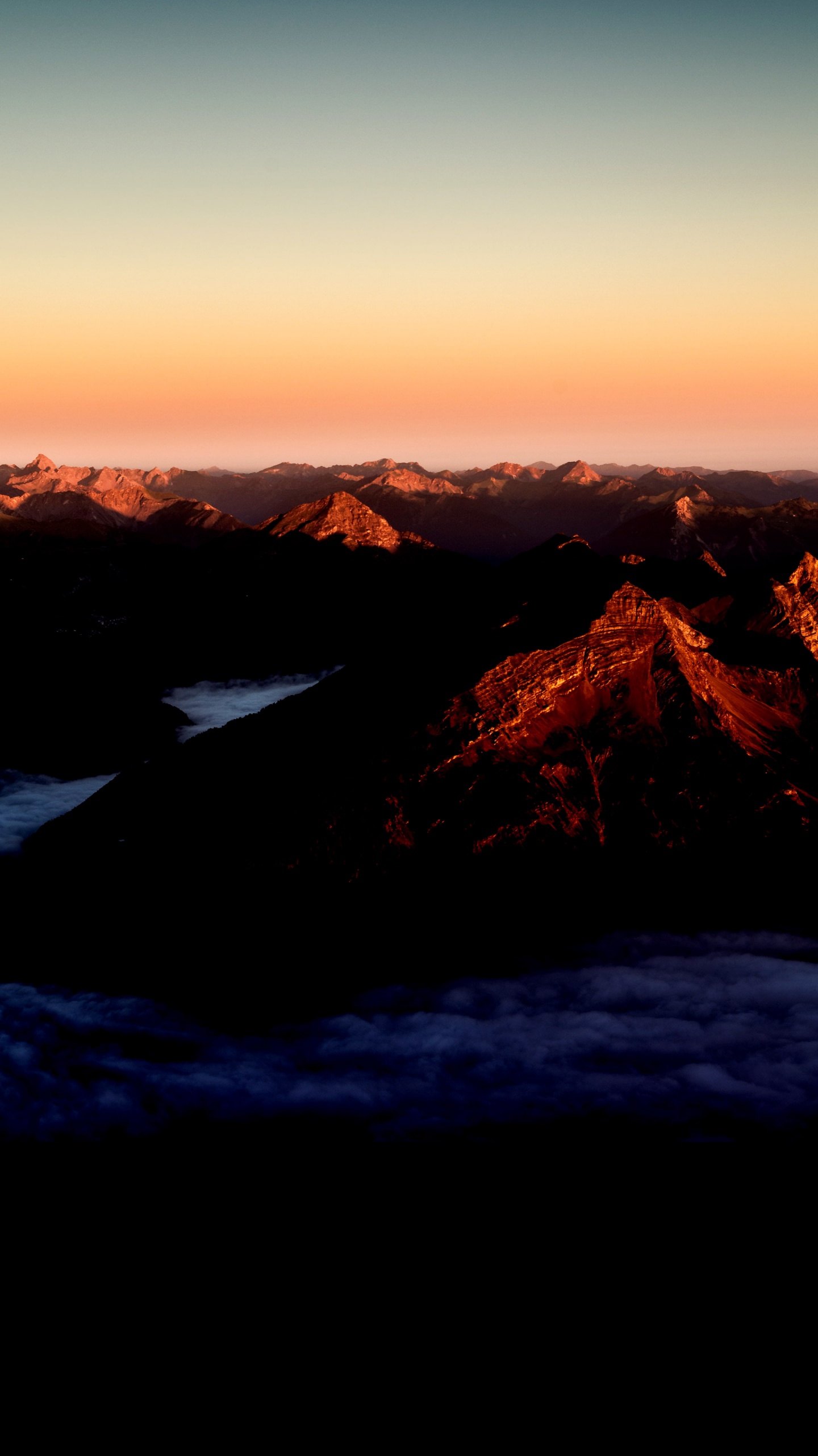 Atmosphère, L'écorégion, Paysage Naturel, Afterglow, Highland. Wallpaper in 1440x2560 Resolution