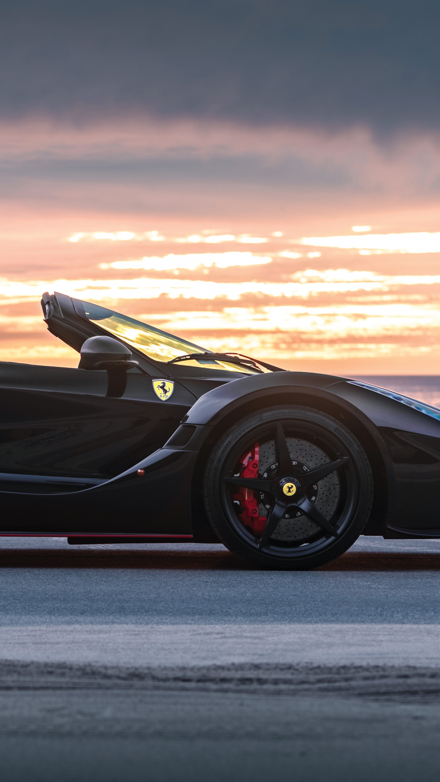 Laferrari, Ferrari, 法拉利LaFerrari Aperta, 超级跑车, Rim 壁纸 1440x2560 允许