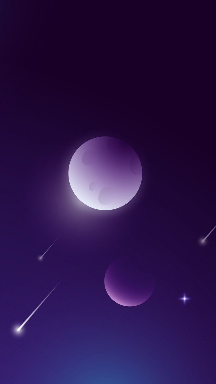 Atmosphäre, Purpur, Veilchen, Kunst, Astronomisches Objekt. Wallpaper in 750x1334 Resolution
