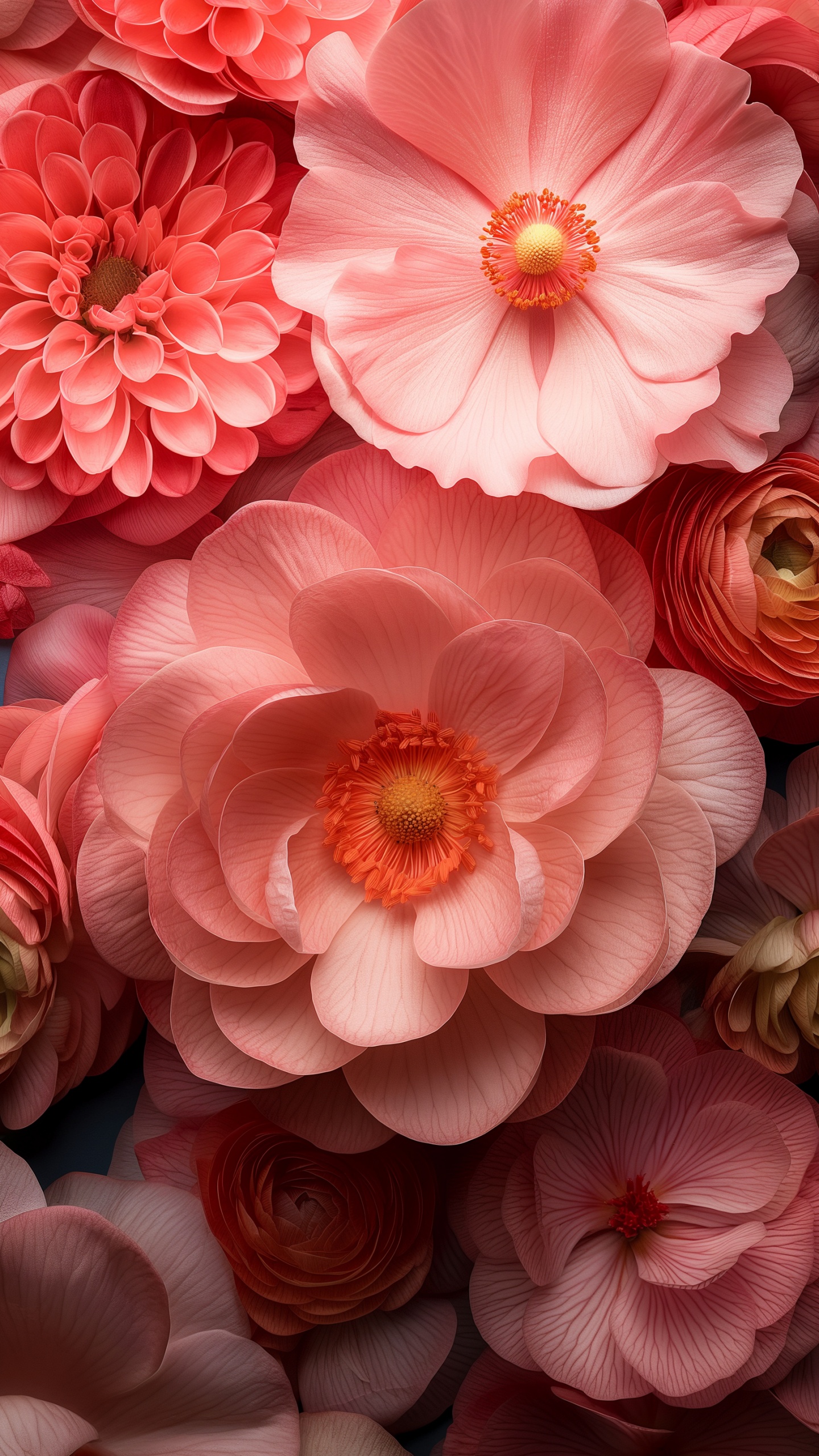 Flower, Petal, Floral Design, Table, Pink. Wallpaper in 1440x2560 Resolution