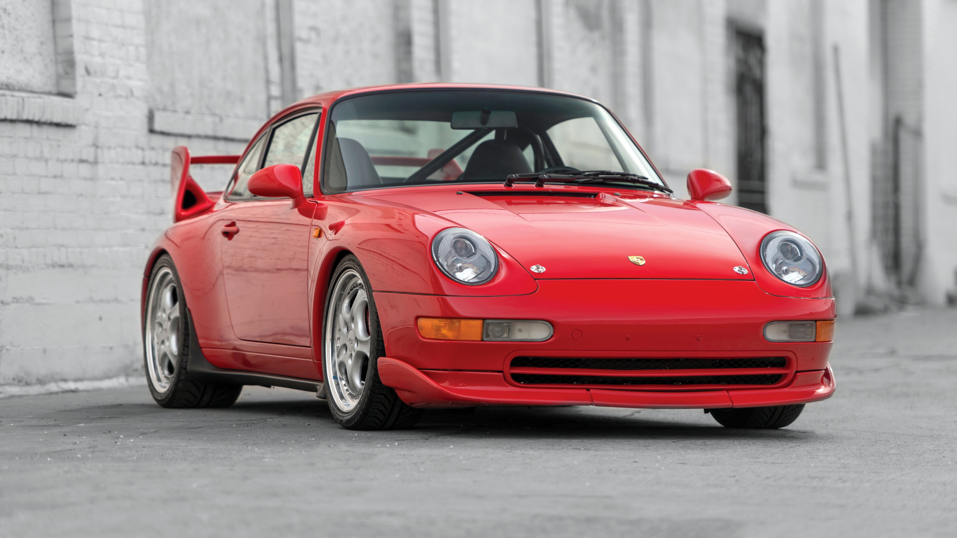 Roter Ferrari 458 Italia Tagsüber Unterwegs. Wallpaper in 1920x1080 Resolution