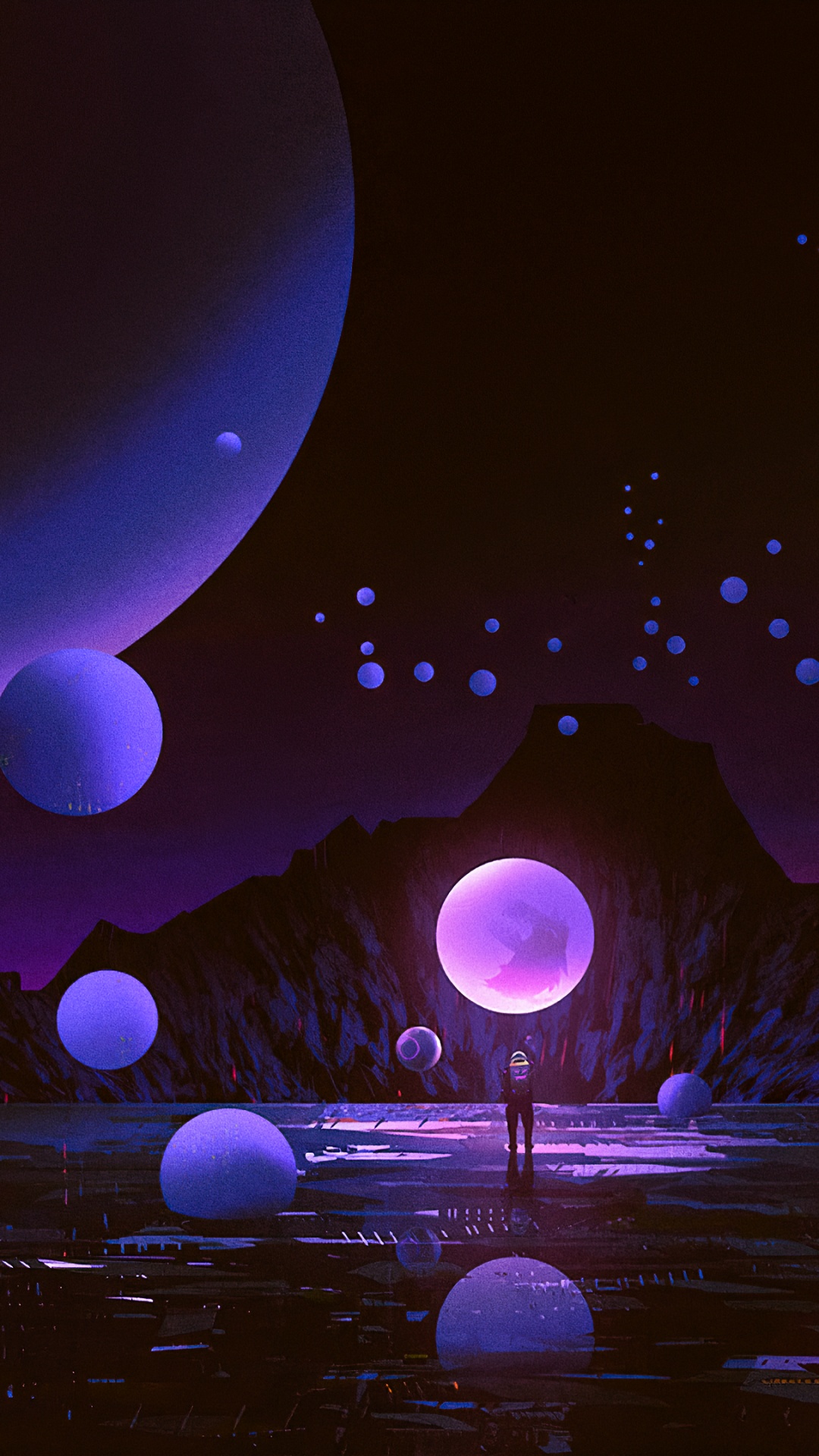 Atmosphere, Light, Azure, Purple, Black. Wallpaper in 1080x1920 Resolution