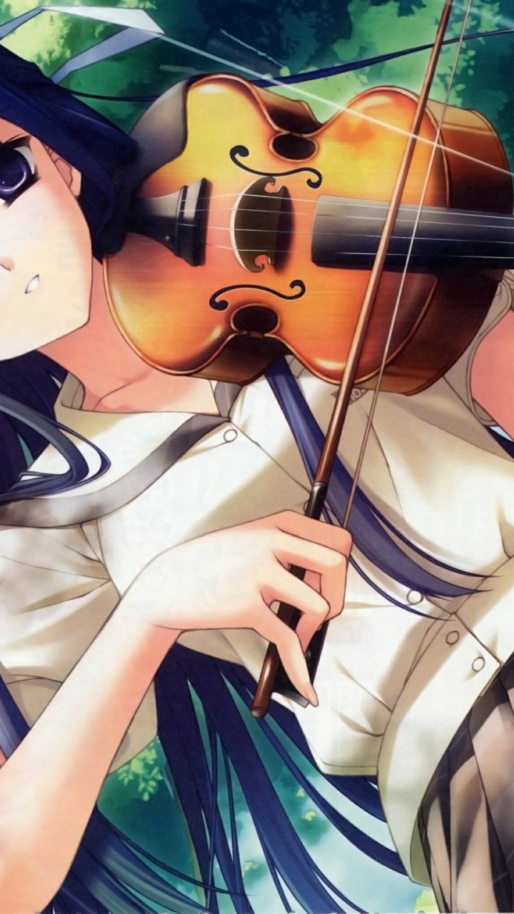 棕色的头发, 赤壁, 女孩, 很酷的, Yosuga no Sora 动漫 壁纸 720x1280 允许