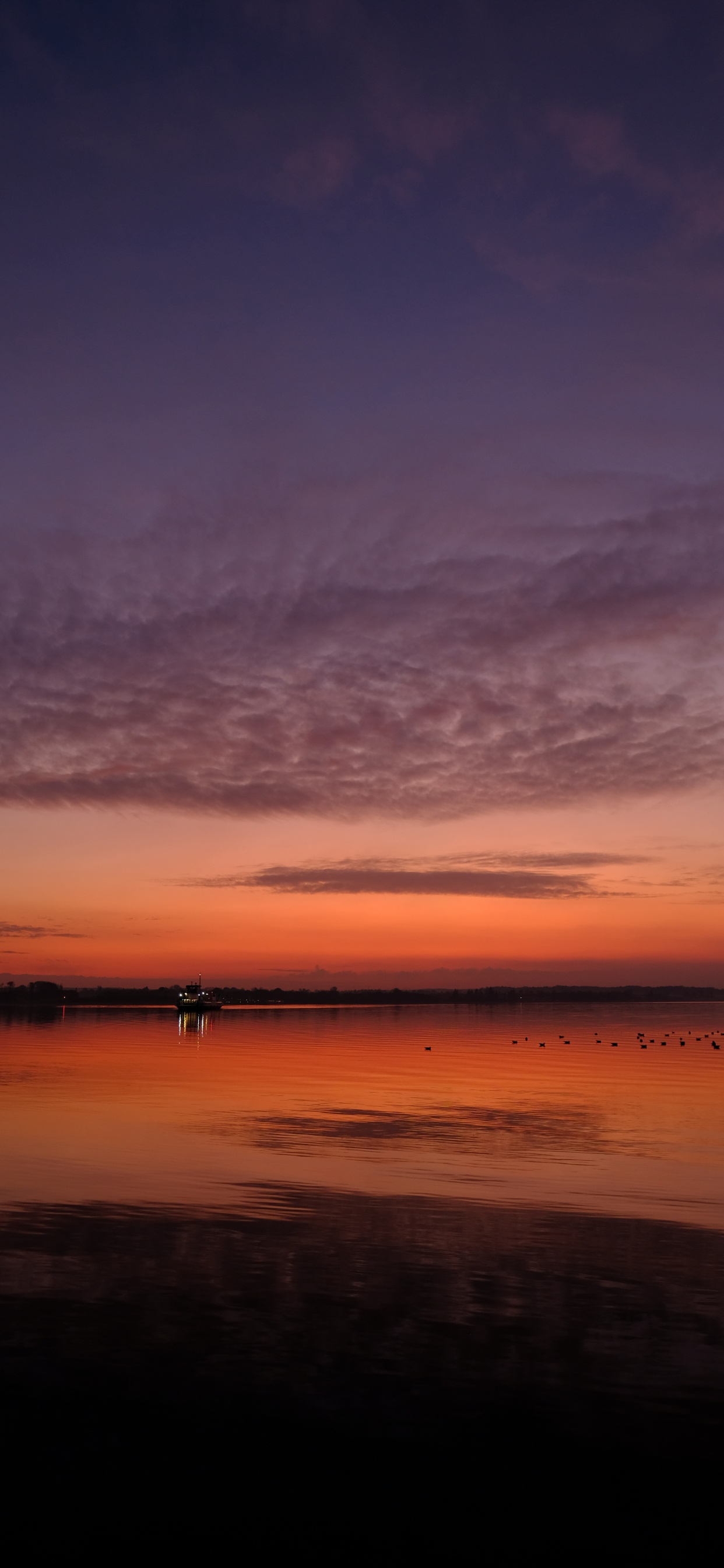 Horizon, Afterglow, Nature, Lever, Mer. Wallpaper in 1242x2688 Resolution