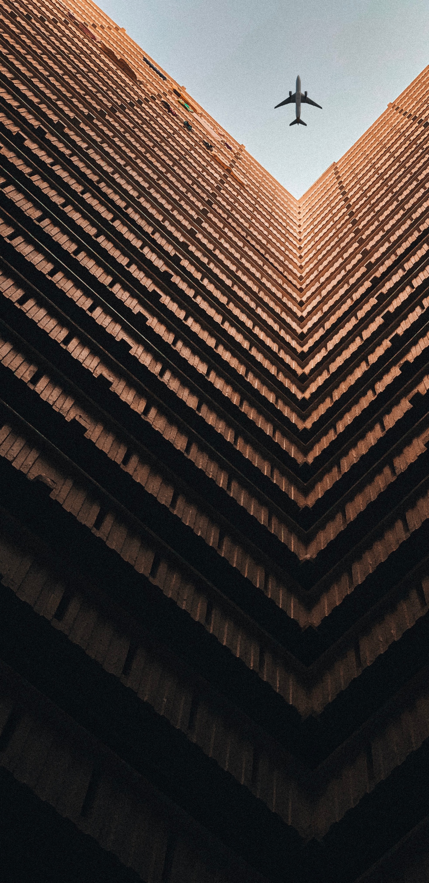 Brown and Black Building Interior. Wallpaper in 1440x2960 Resolution