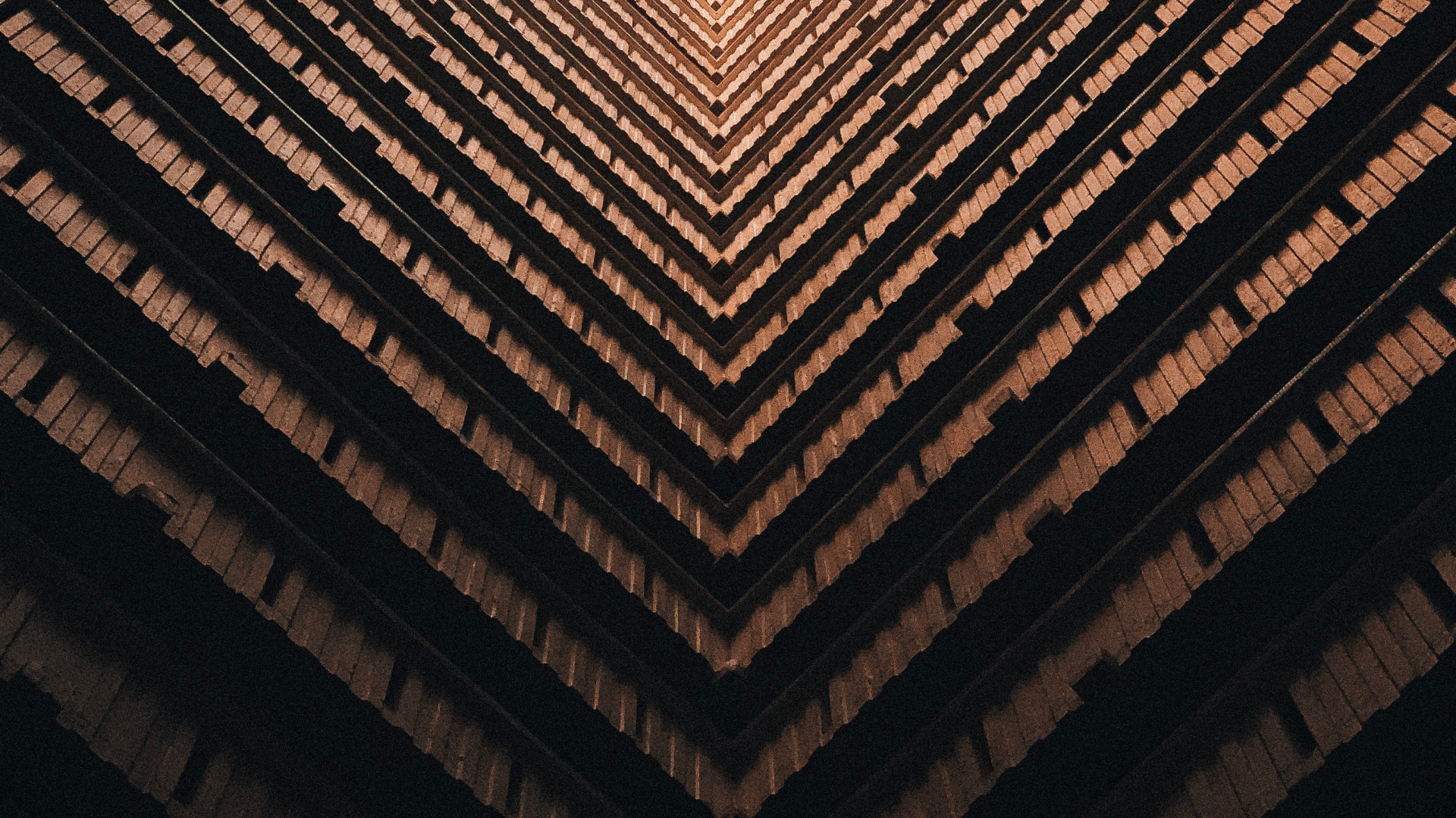 Intérieur du Bâtiment Marron et Noir. Wallpaper in 1920x1080 Resolution