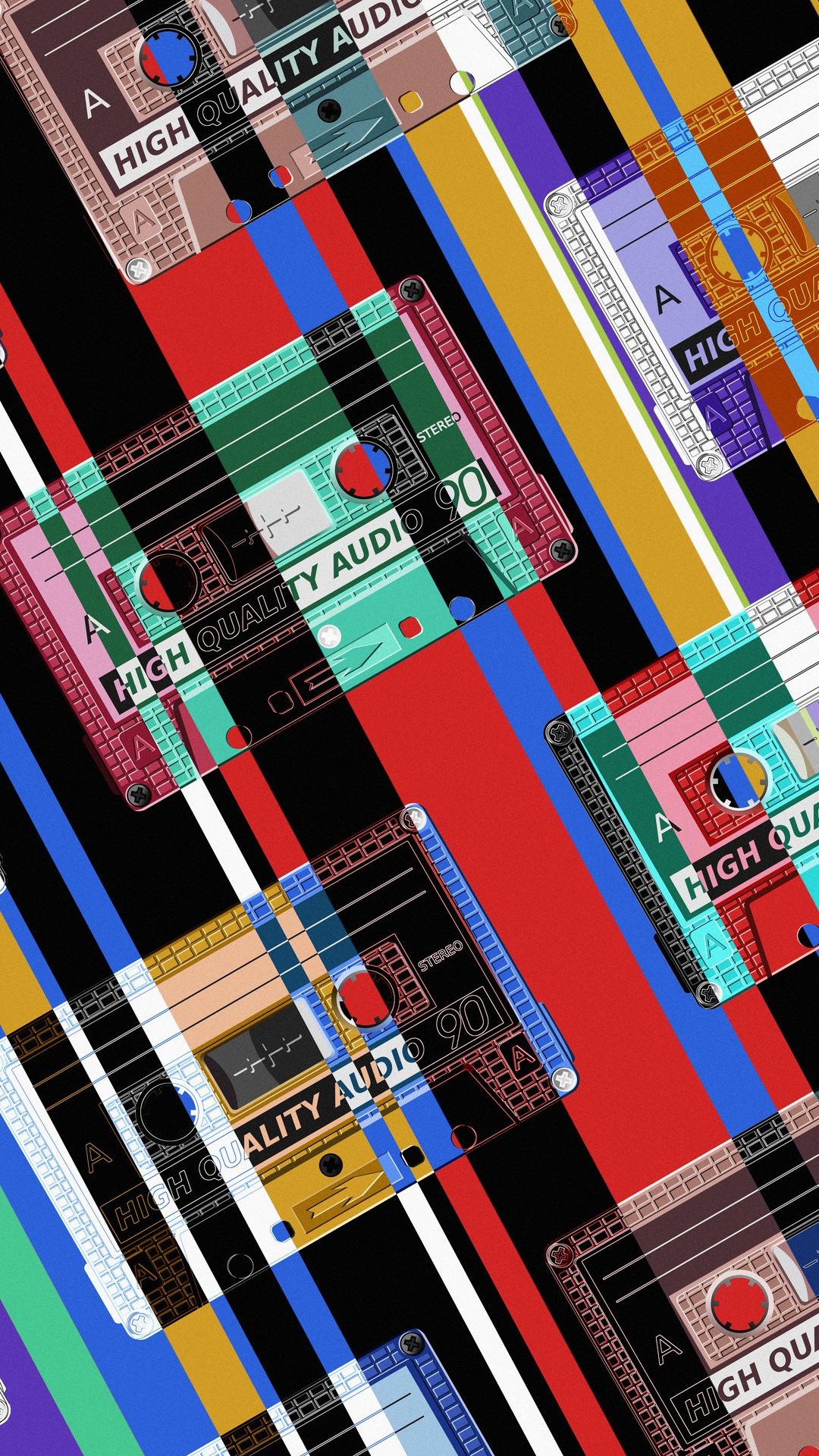 Muster, Grafik-design, Design, Poster, Farbigkeit. Wallpaper in 1080x1920 Resolution