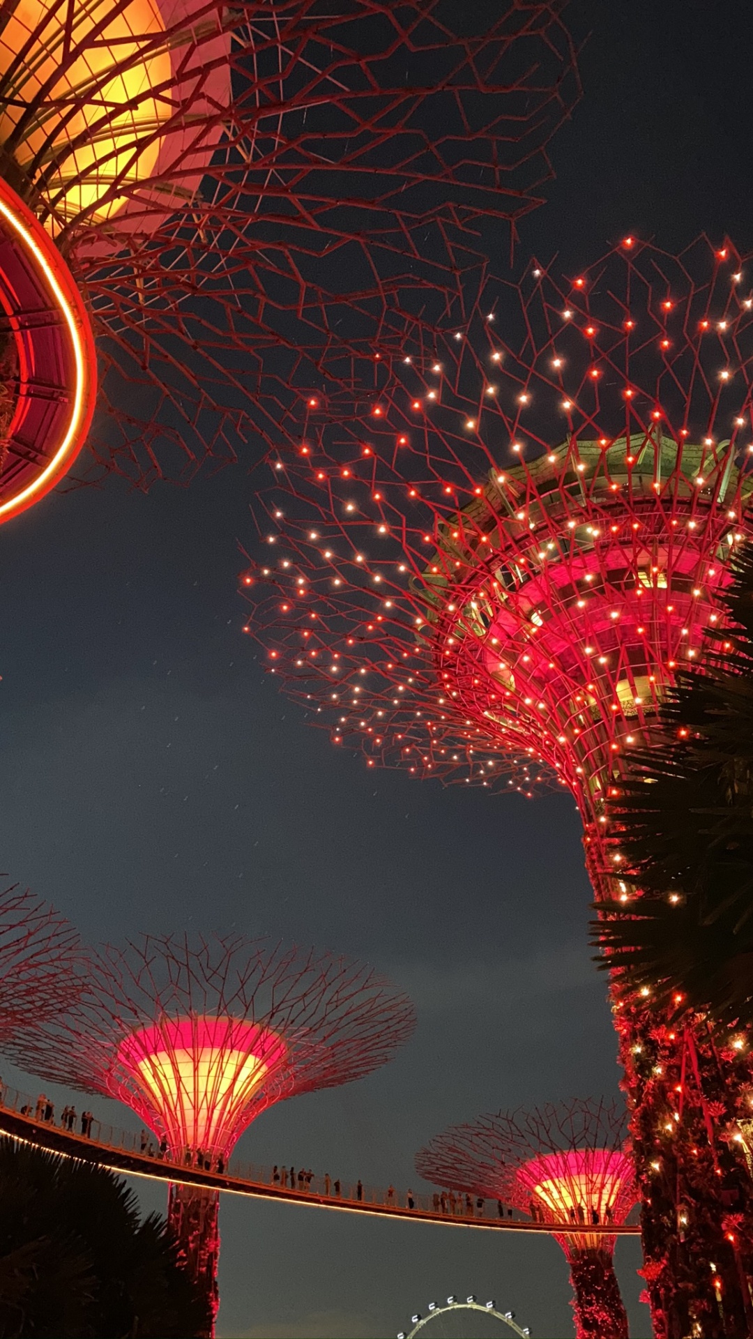 Singapur, Pirotecnia, la Víspera de Año Nuevo, Atracción Turística, Rojo. Wallpaper in 1080x1920 Resolution