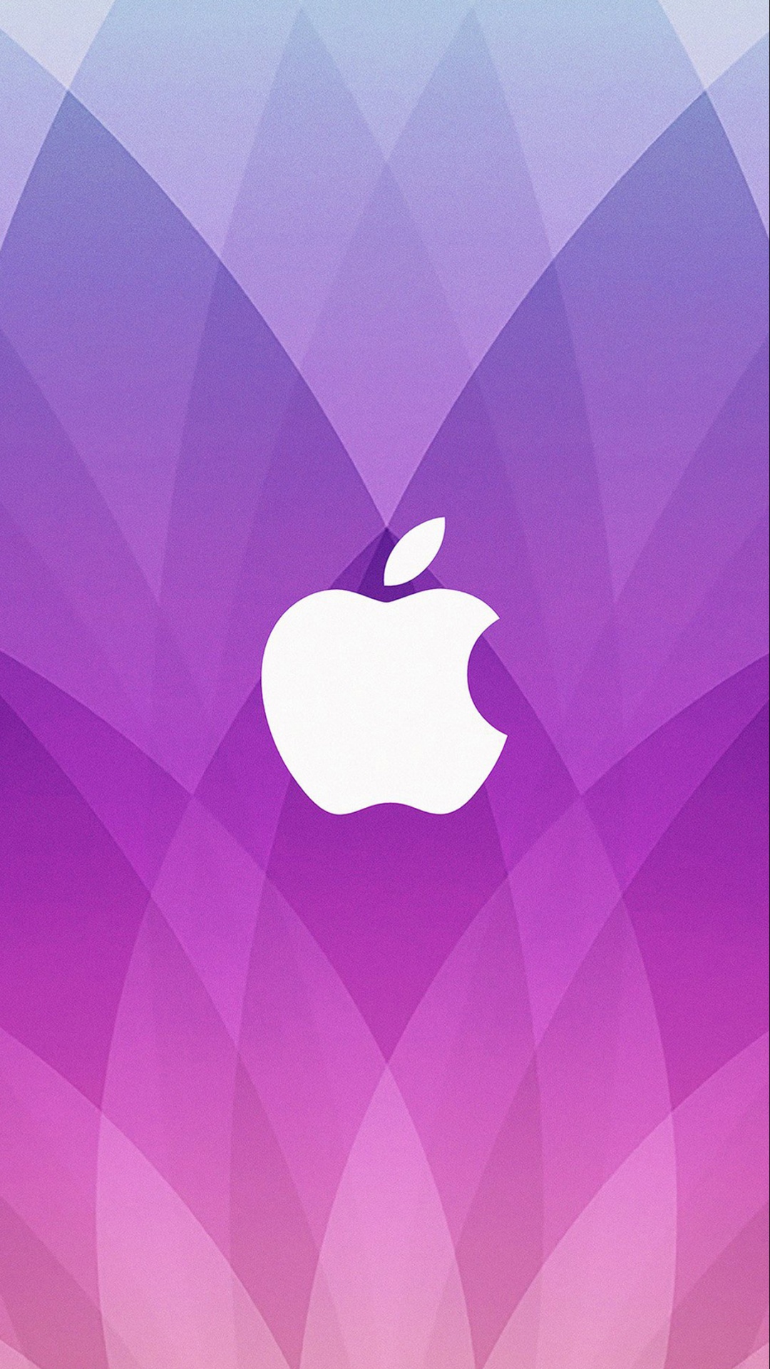 Purple and Black Apple Logo. Wallpaper in 1080x1920 Resolution