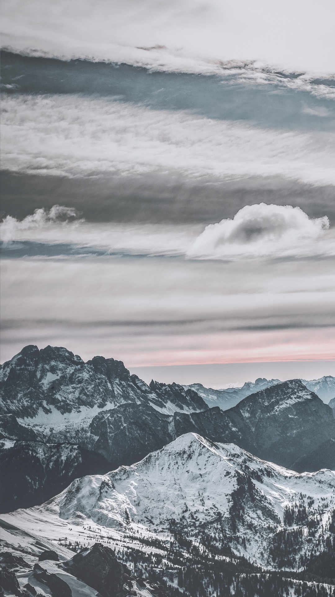 Neige, Atmosphère, Nature, Highland, Paysage Naturel. Wallpaper in 1080x1920 Resolution