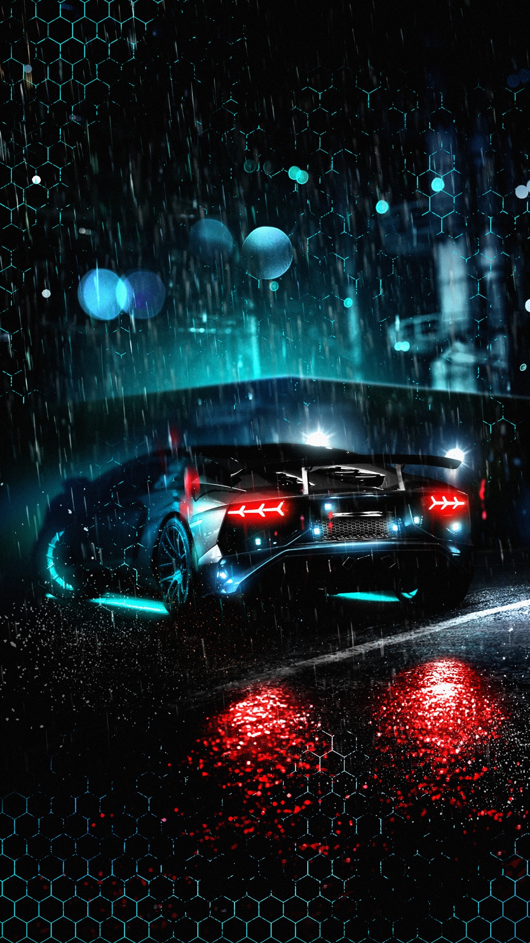 Reflection, Sports Car, Cars, Luxury Car, Bass Boosted. Wallpaper in 1080x1920 Resolution