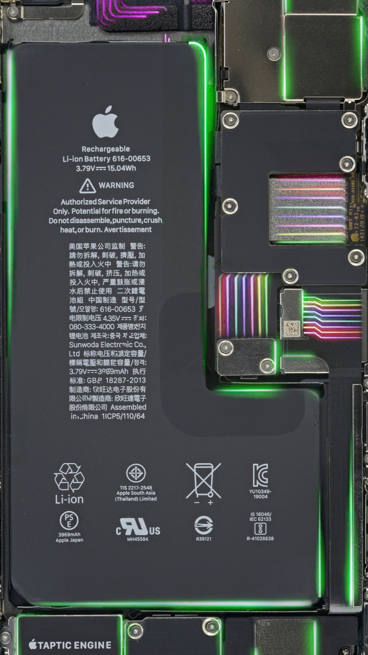 IPhone, 苹果, Ios, 的边缘, 绿色的 壁纸 720x1280 允许