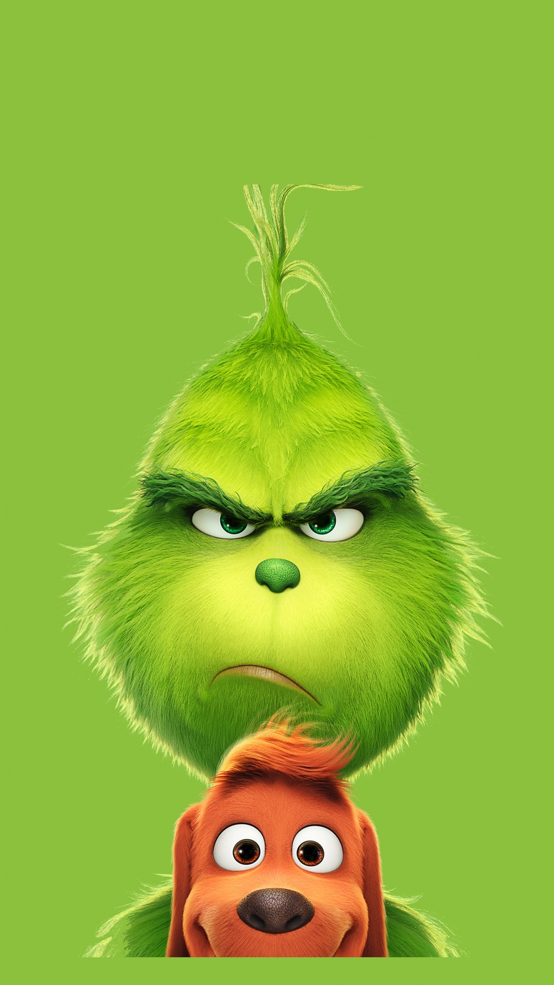 Grinch, Illumination, Animation, Christmas, Cartoon. Wallpaper in 1080x1920 Resolution