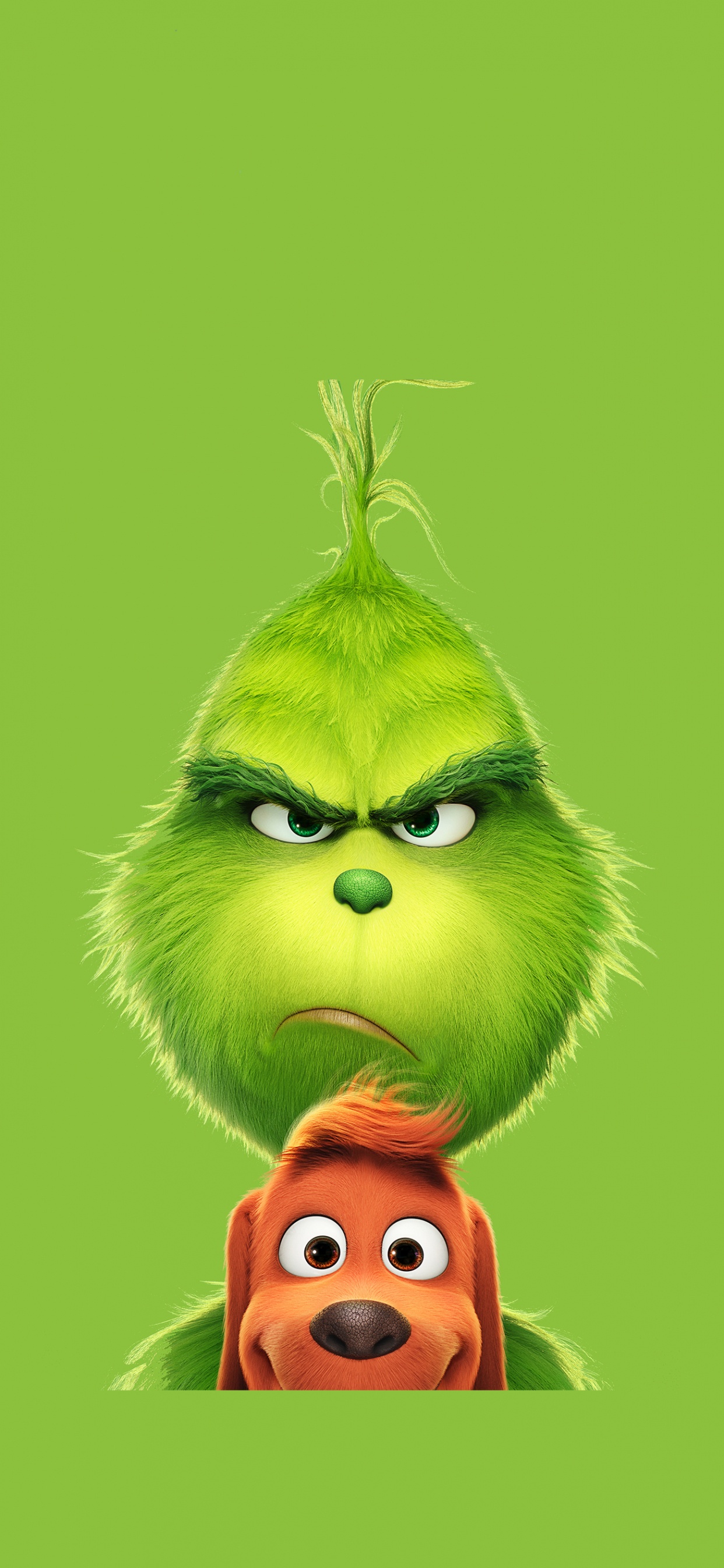 Grinch, Illumination, Animation, Christmas, Cartoon. Wallpaper in 1242x2688 Resolution