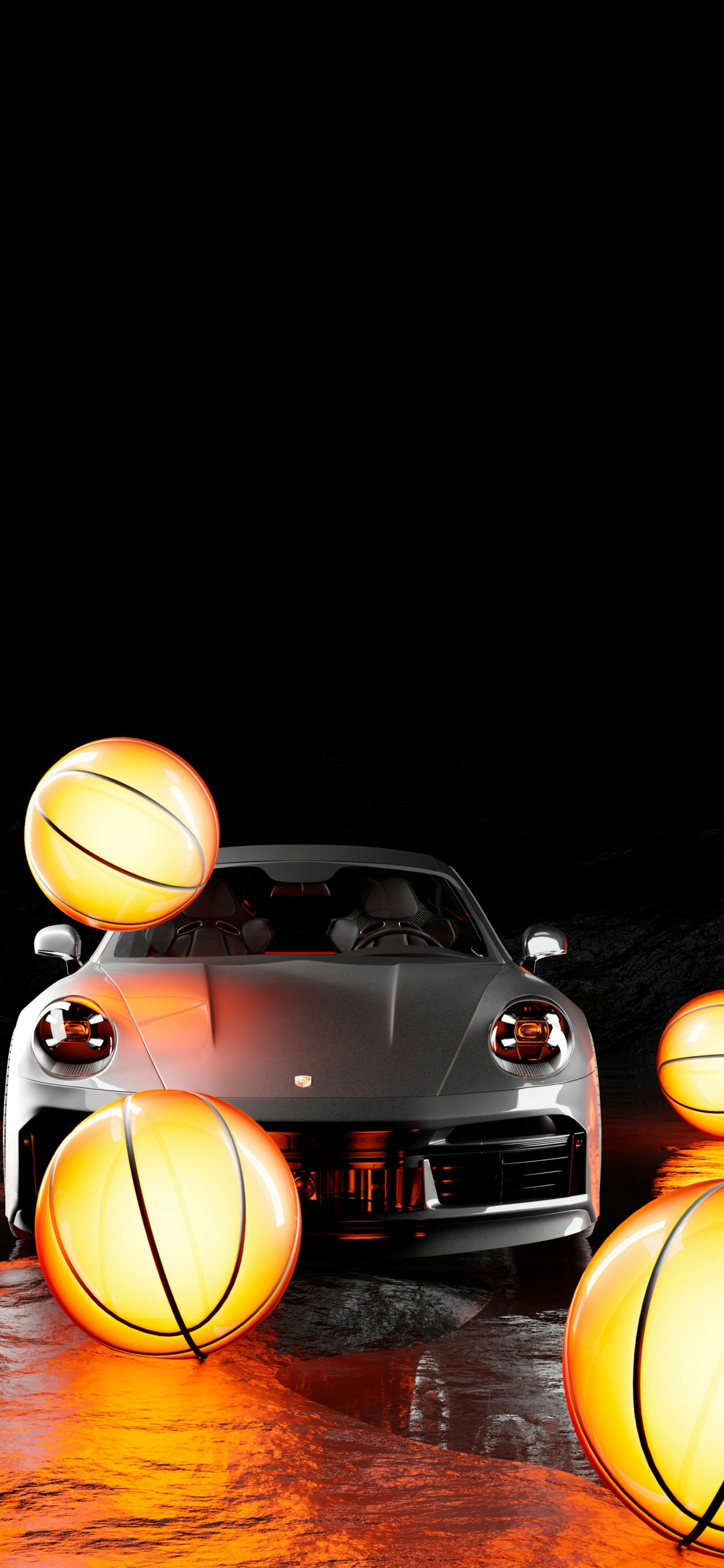 Lamborghini Murcilago, McQueen Tire Auto LLC, Coche, Lamborghini Murcielago, Volkswagen New Beetle. Wallpaper in 1242x2688 Resolution