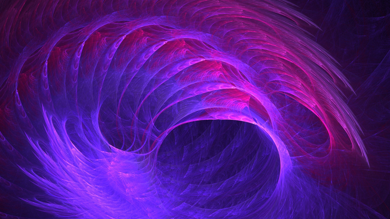 Purple and Blue Light Illustration. Wallpaper in 1366x768 Resolution