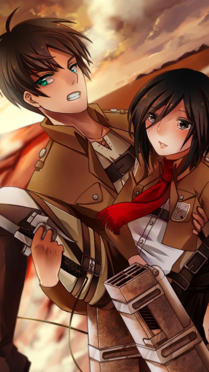 Personaje de Anime Femenino de Pelo Castaño. Wallpaper in 720x1280 Resolution