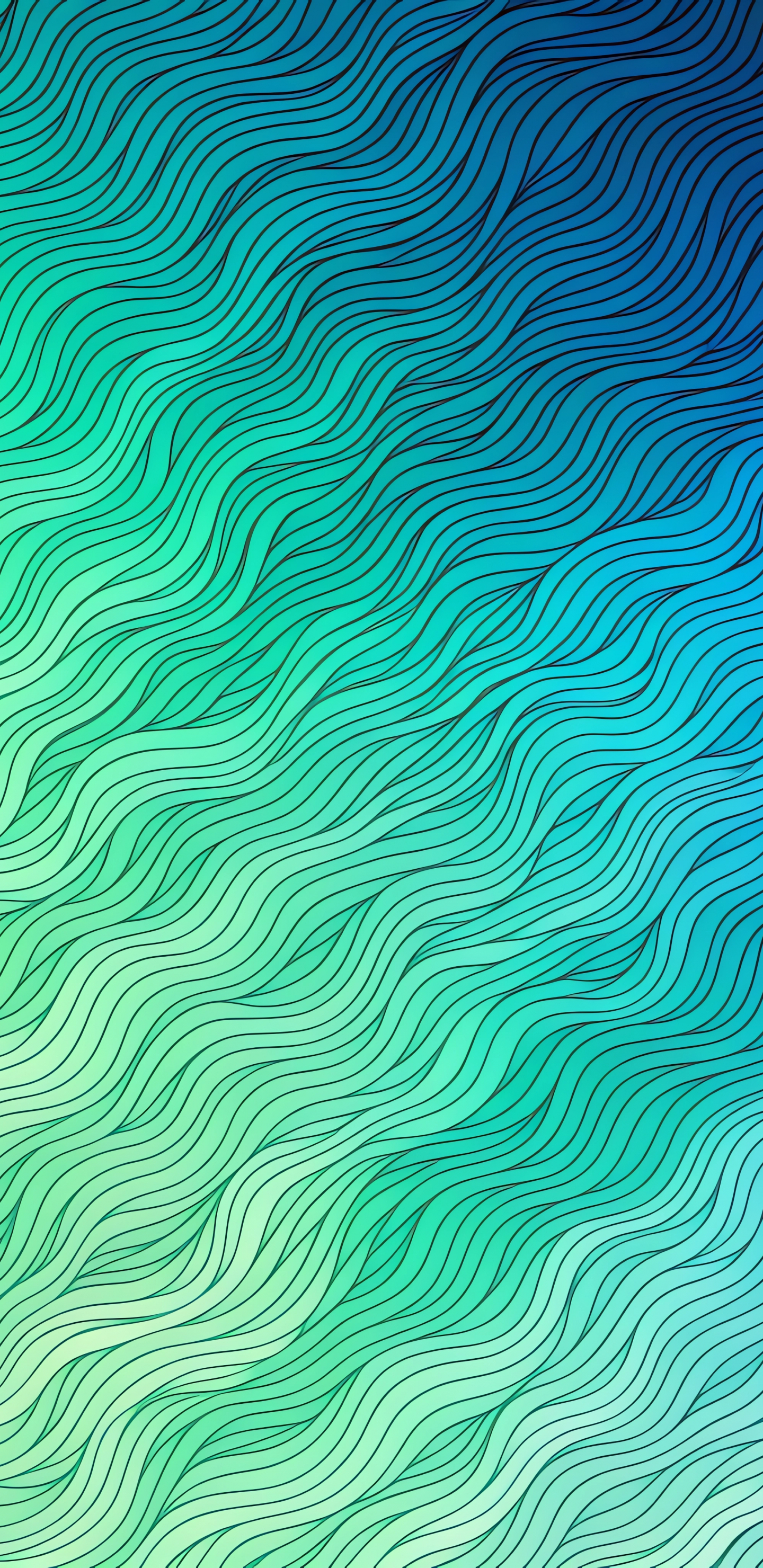 Art, Azure, Aqua, Electric Blue, Pattern. Wallpaper in 1440x2960 Resolution