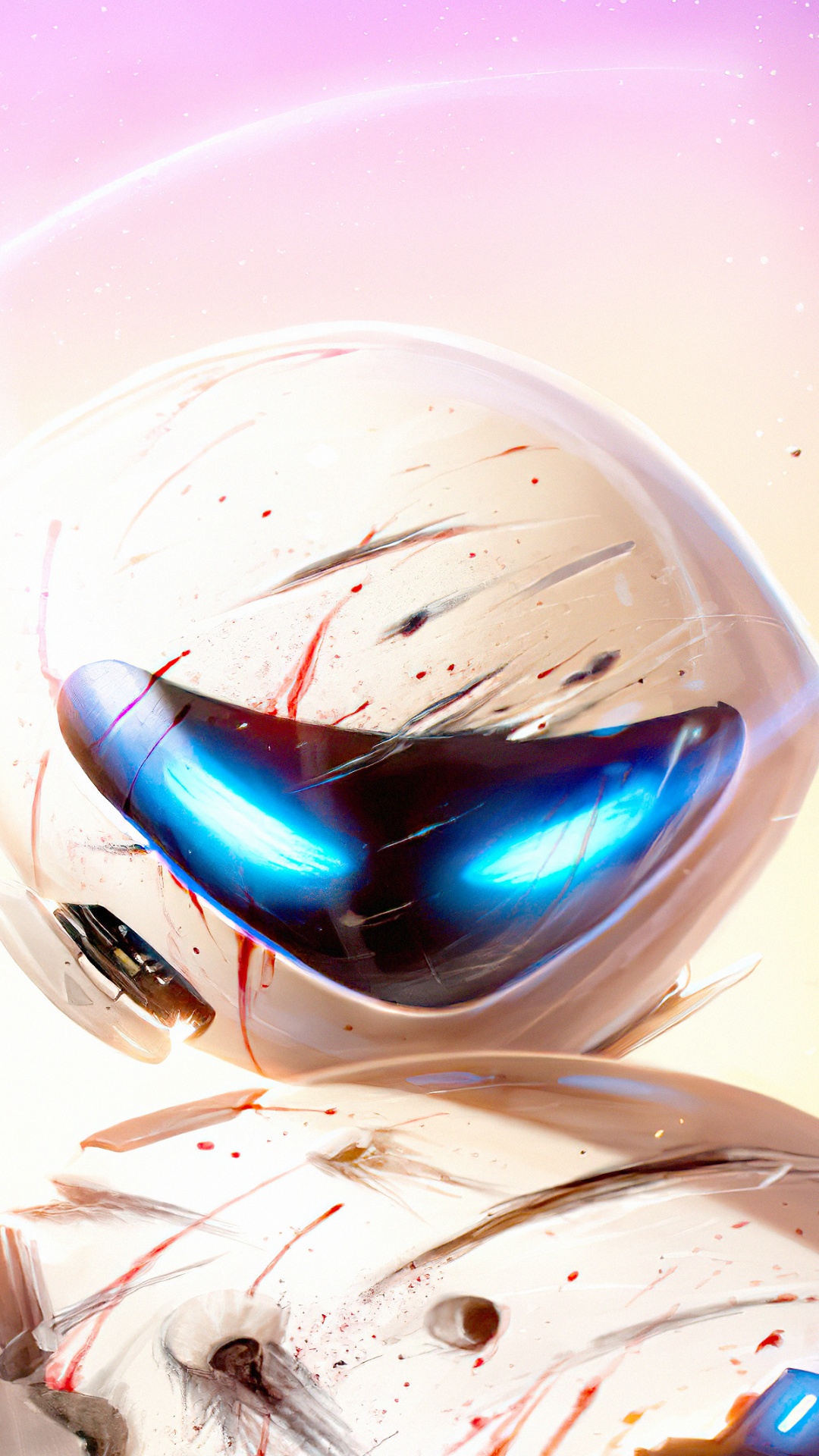 Juguete Robot Blanco y Azul. Wallpaper in 1080x1920 Resolution