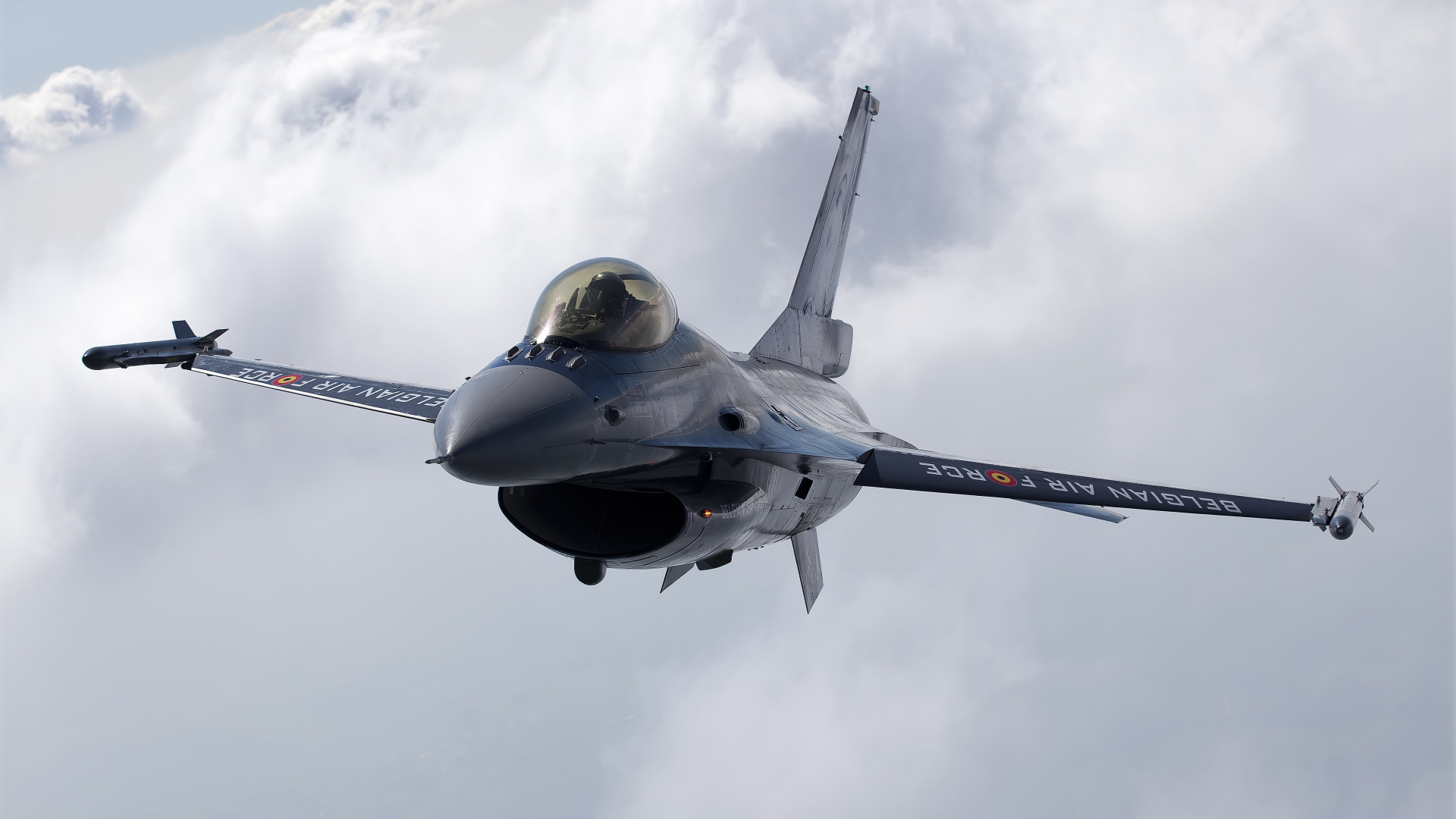 Black and Yellow Jet Plane in Mid Air. Wallpaper in 1920x1080 Resolution