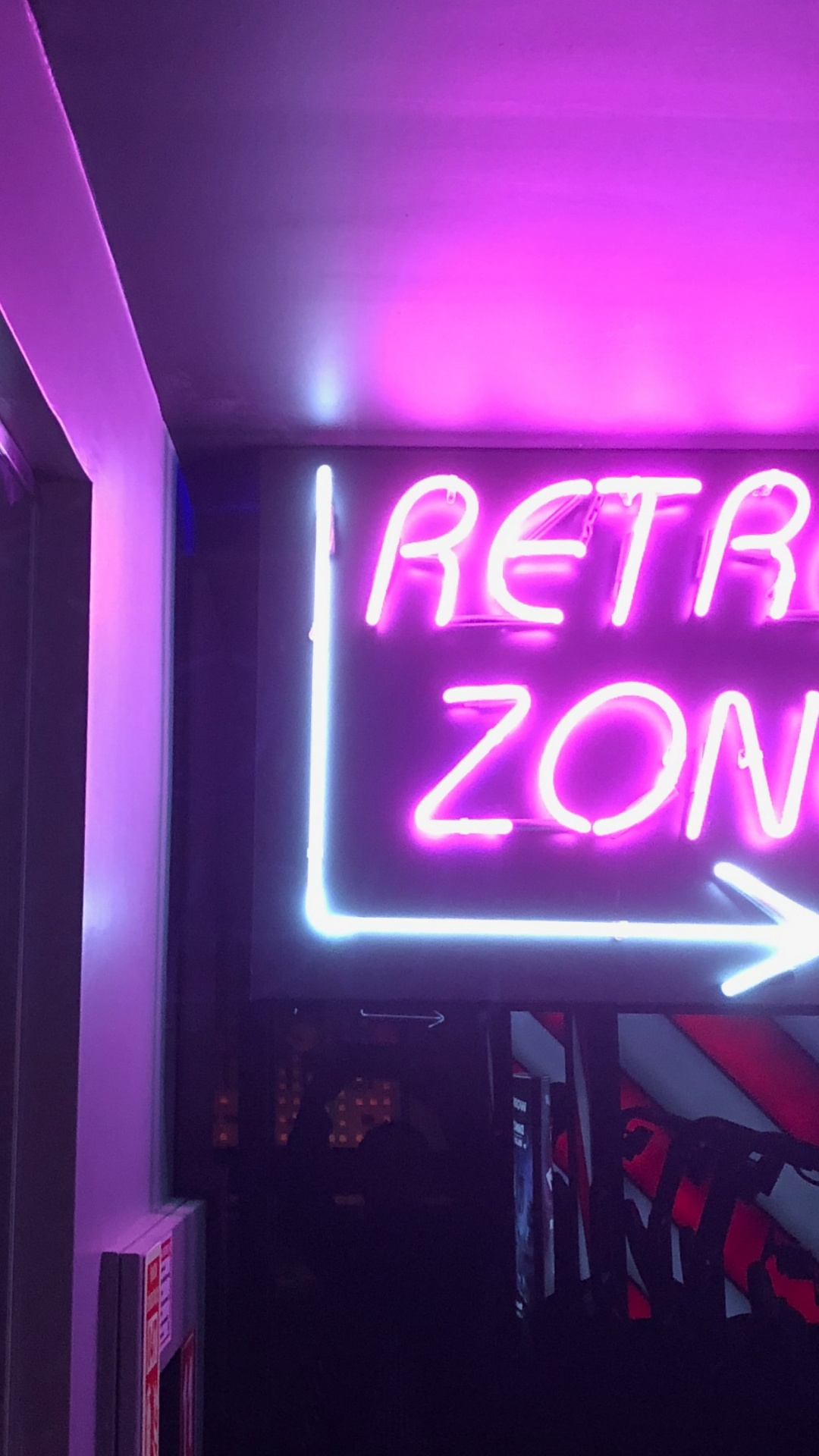 Visual Effect Lighting, Text, Neon Sign, Arrow, Sign. Wallpaper in 1080x1920 Resolution