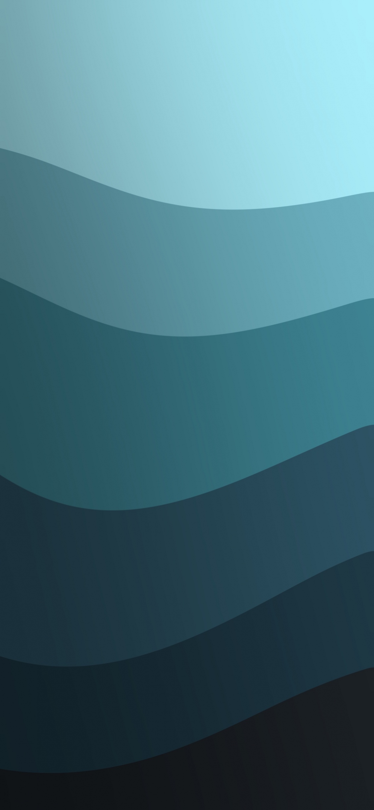 Aqua, de Teintes et de Nuances, Art, Matériau Composite, Pente. Wallpaper in 1242x2688 Resolution