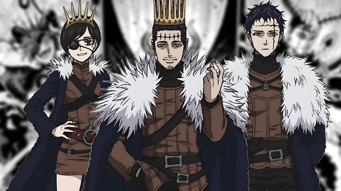 Anime, Black Clover Triad, Yki Tabata, Black Clover, Sleeve. Wallpaper in 1366x768 Resolution