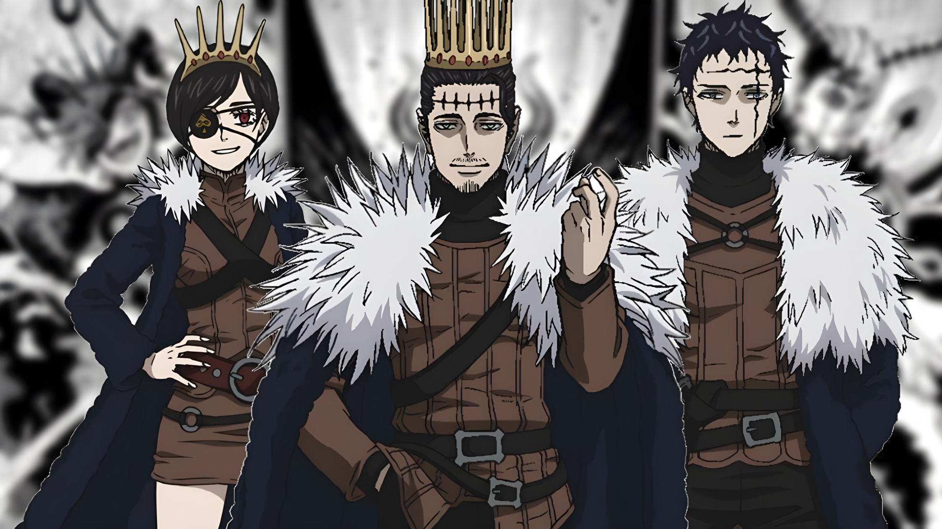 Anime, Tríada de Trébol Negro, Yki Tabata, Trébol Negro, Manga. Wallpaper in 1920x1080 Resolution