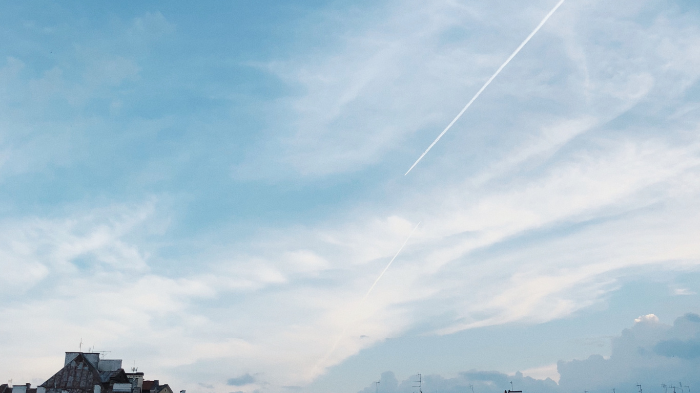 Cloud, Town, Neighbourhood, City, Residential Area. Wallpaper in 1366x768 Resolution