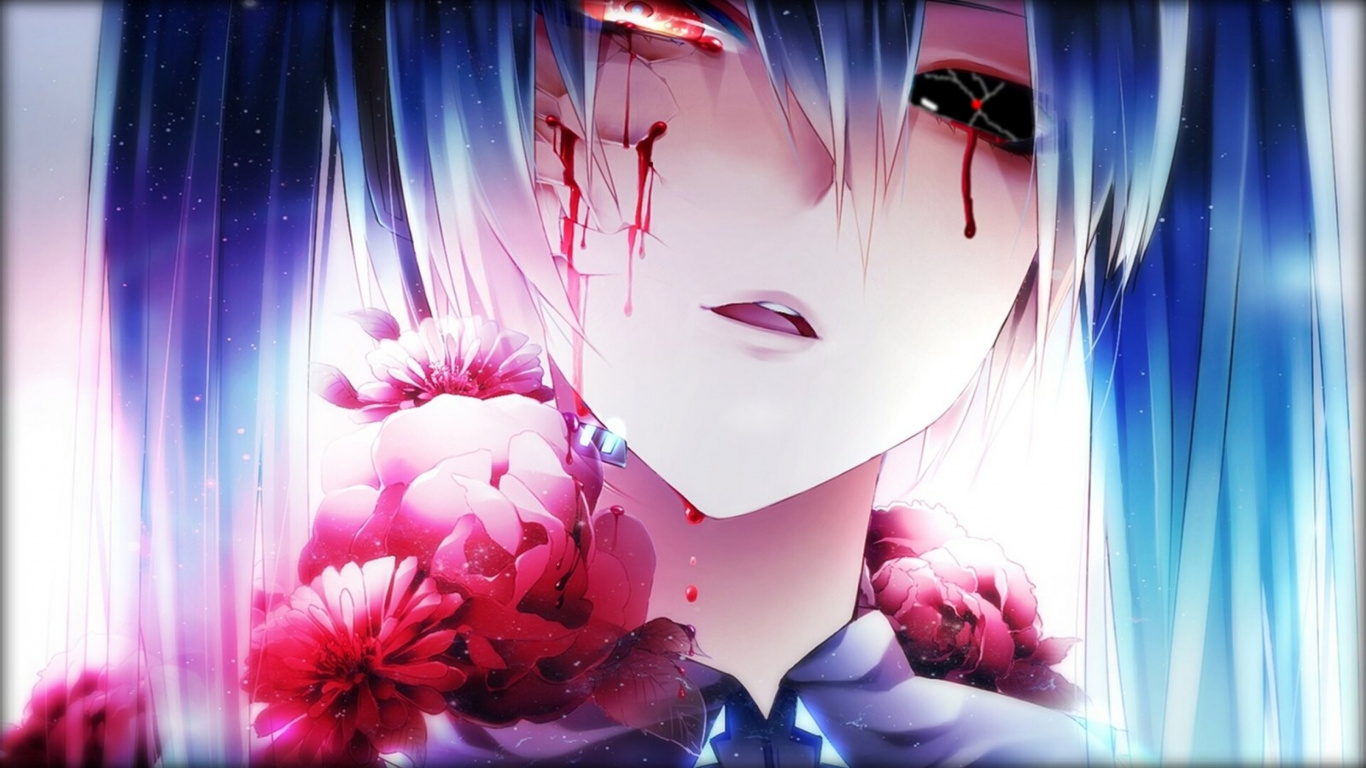 初音未来, 艺术创作, 紫色的, 粉红色, 女孩 壁纸 1366x768 允许