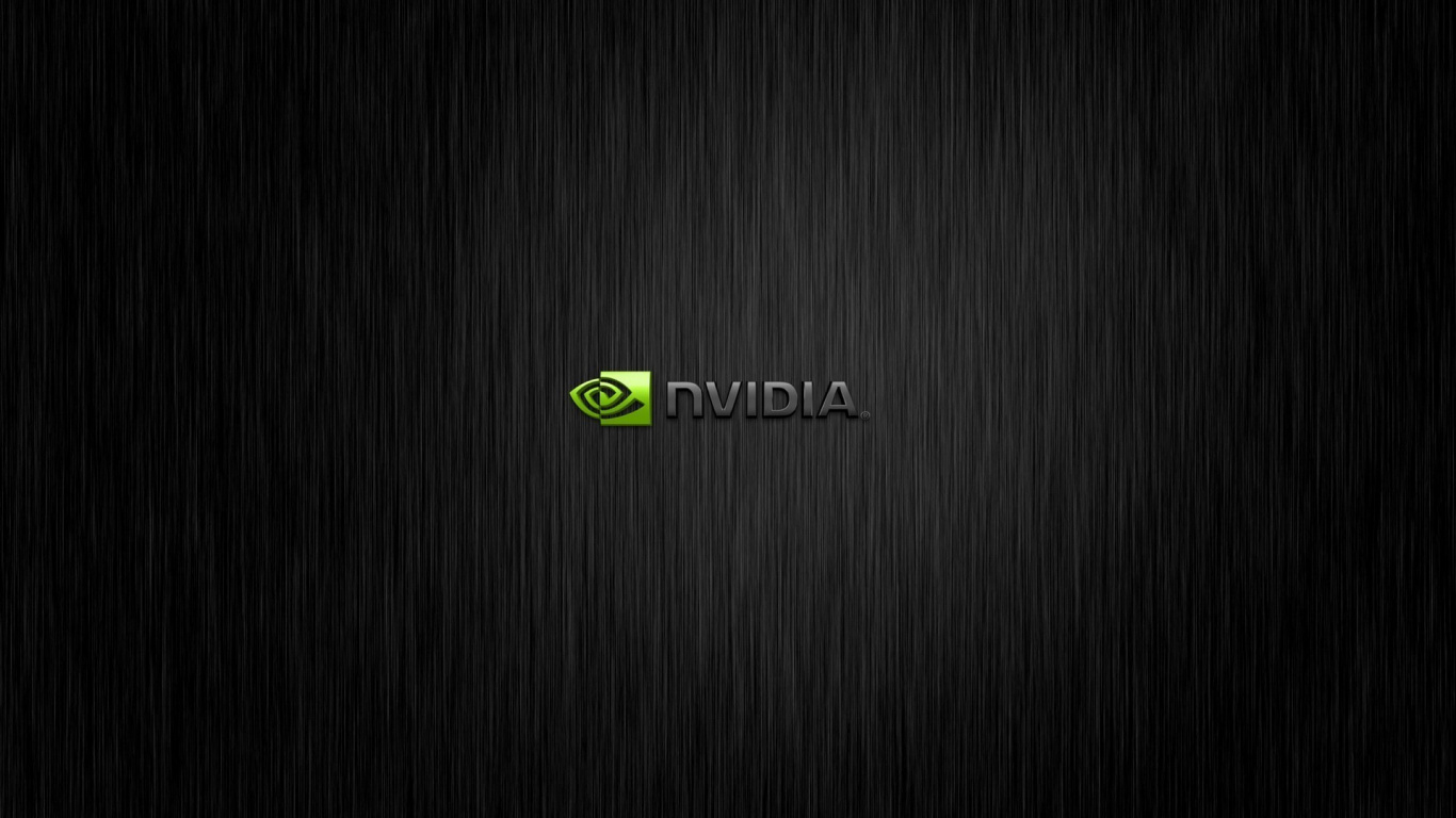 Nvidia, Schwarz, Text, Firmenzeichen, Atmosphäre. Wallpaper in 1366x768 Resolution