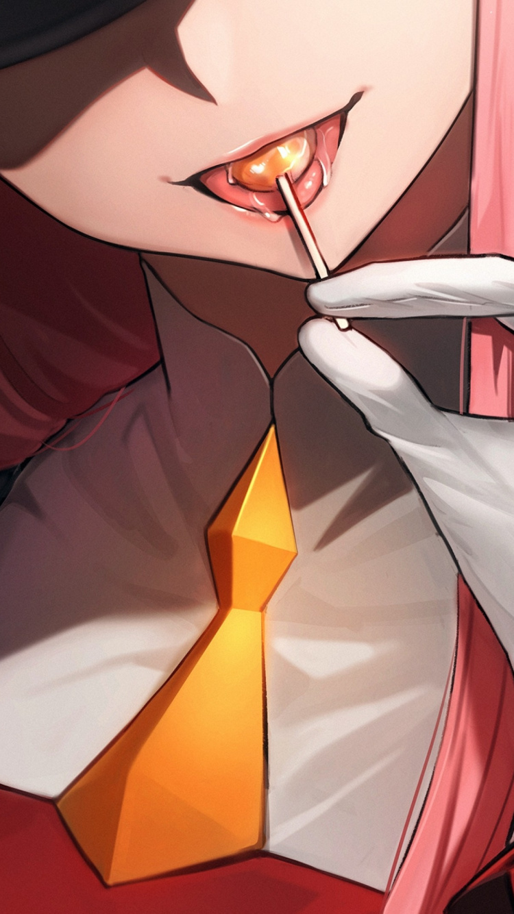 Anime, Null Zwei Hintergrundbilder, Null Zwei, Cartoon, Geste. Wallpaper in 750x1334 Resolution