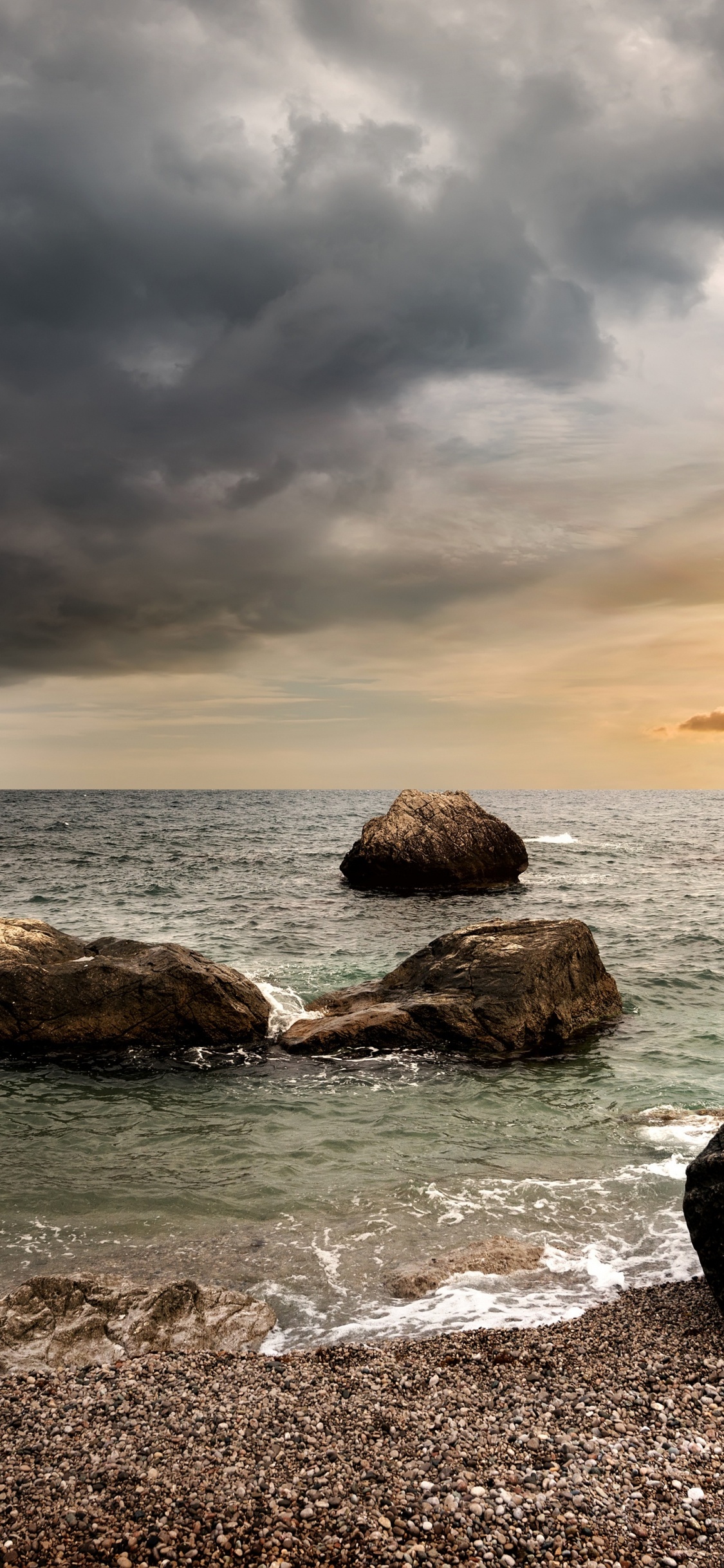 Ilustración, Agua, Ambiente, Highland, Paisaje Natural. Wallpaper in 1125x2436 Resolution