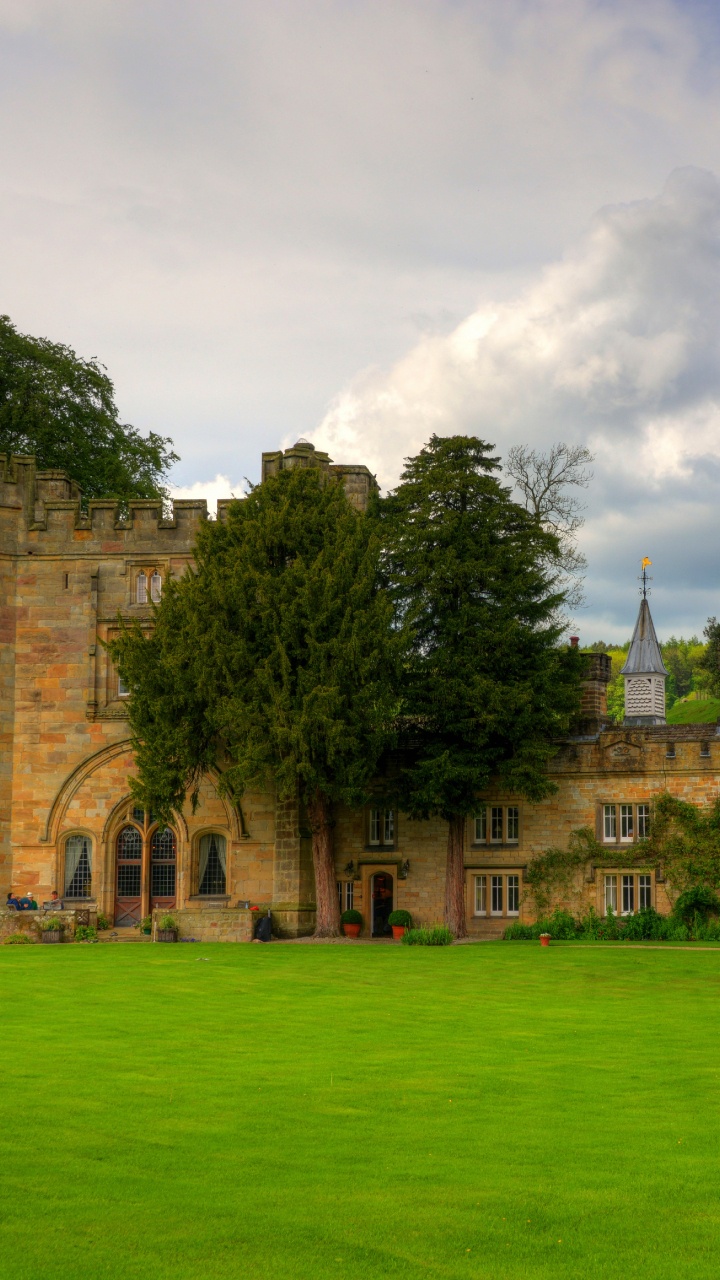 大厦, 的房子, 英国乡间别墅, 庄园, 酒店 壁纸 720x1280 允许