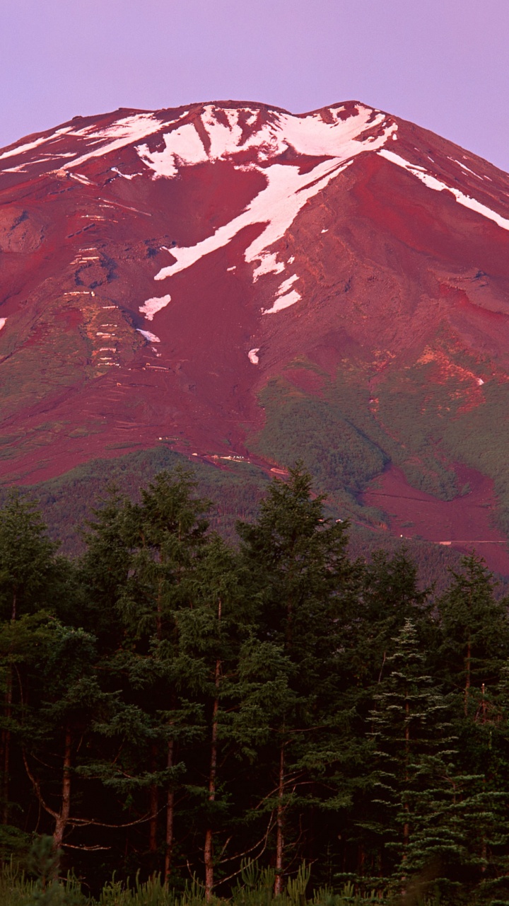 Brown Mountain Near Green Trees During Daytime. Wallpaper in 720x1280 Resolution