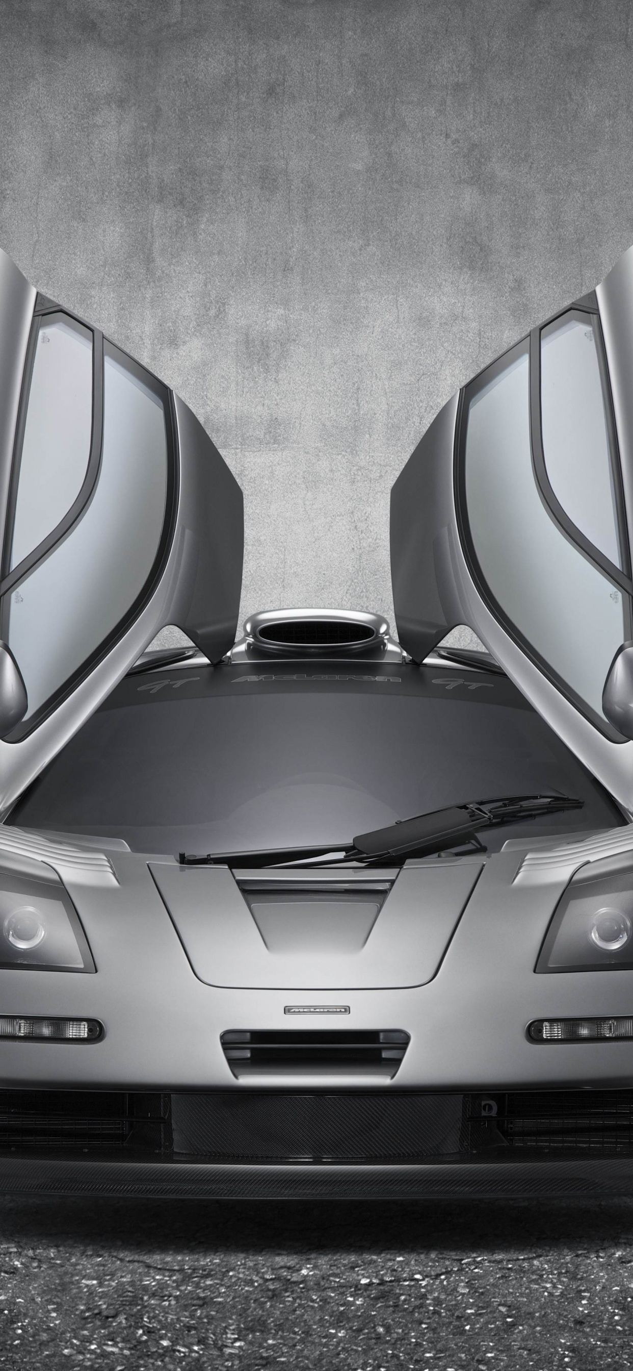 Gris Bmw m 3 Cupé. Wallpaper in 1242x2688 Resolution