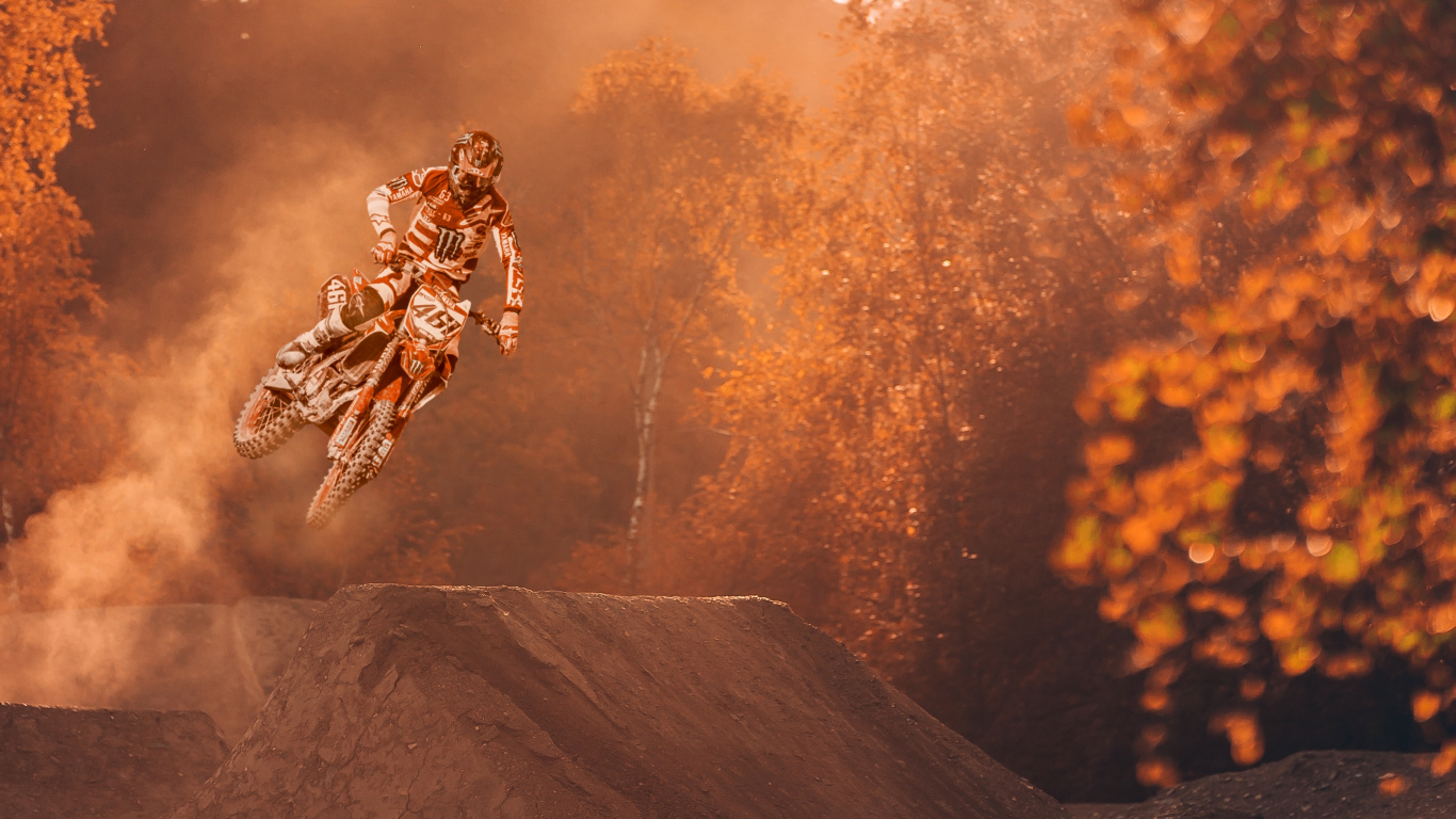 Man in Black and White Suit Riding on Horse. Wallpaper in 1366x768 Resolution