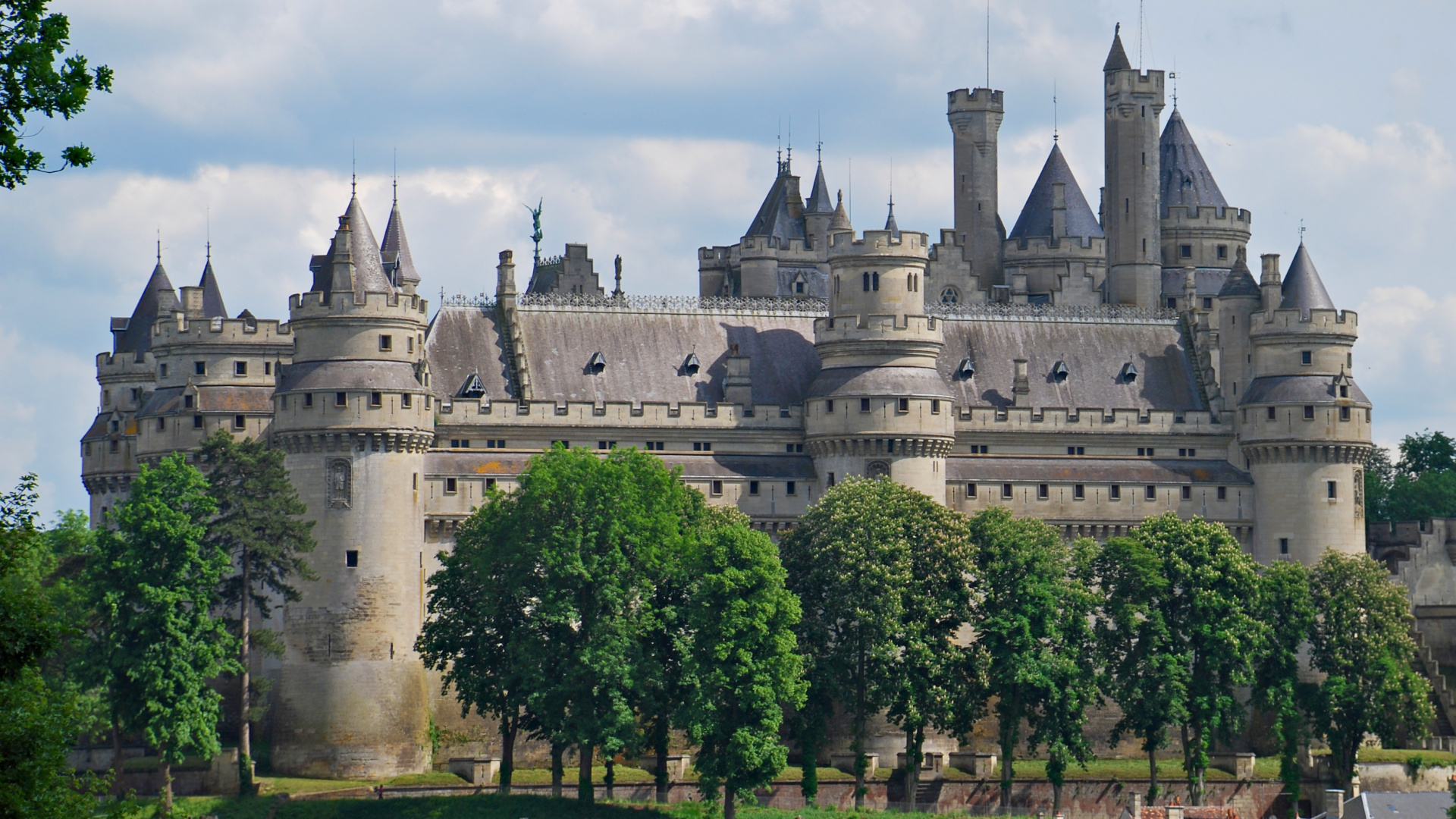 城堡, 防御工事, 中世纪建筑风格, 庄家, 艾尔城堡 壁纸 1920x1080 允许
