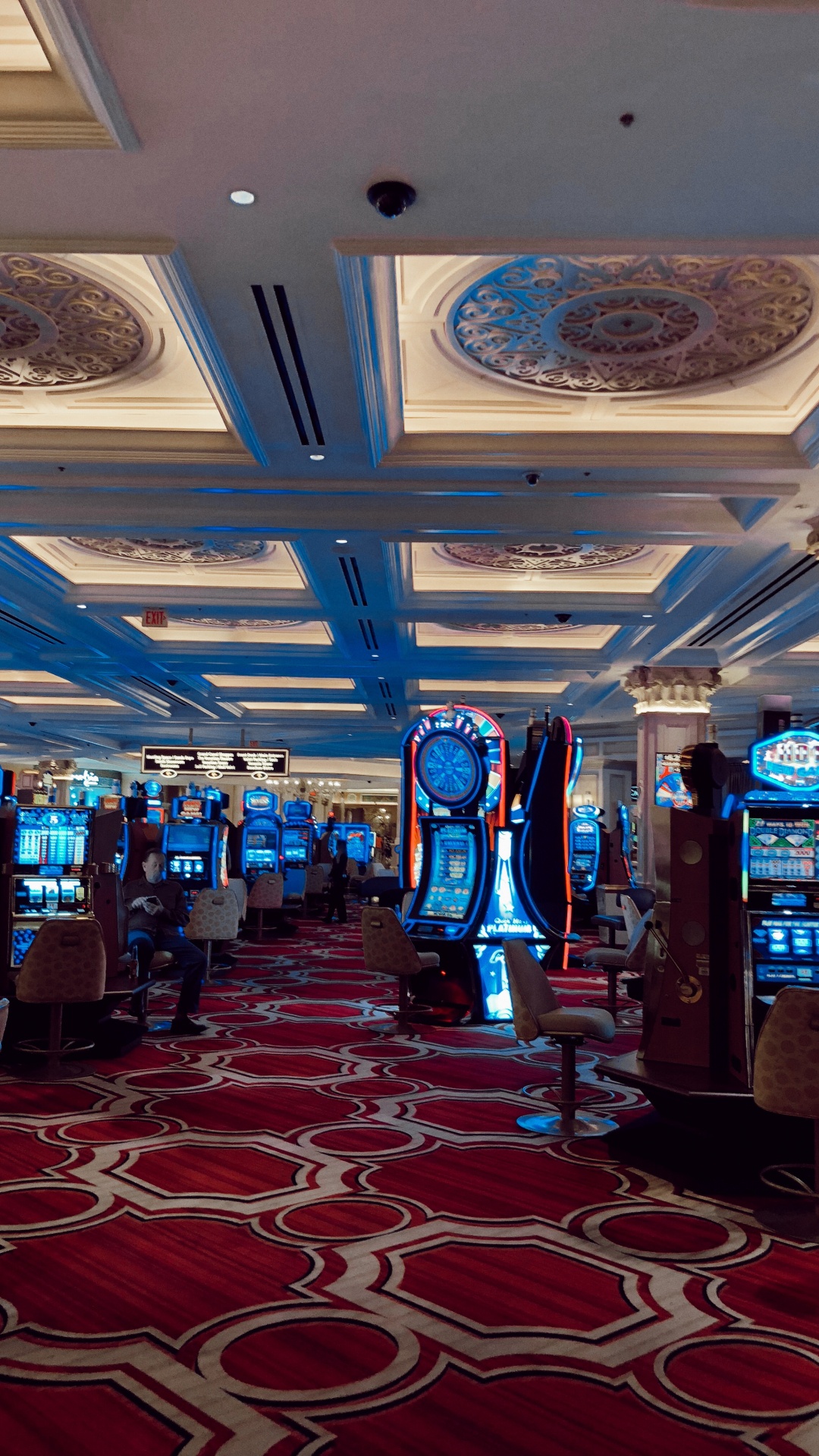 Las Vegas, Unis, Fonction Hall De, Blue, Éclairage. Wallpaper in 1080x1920 Resolution