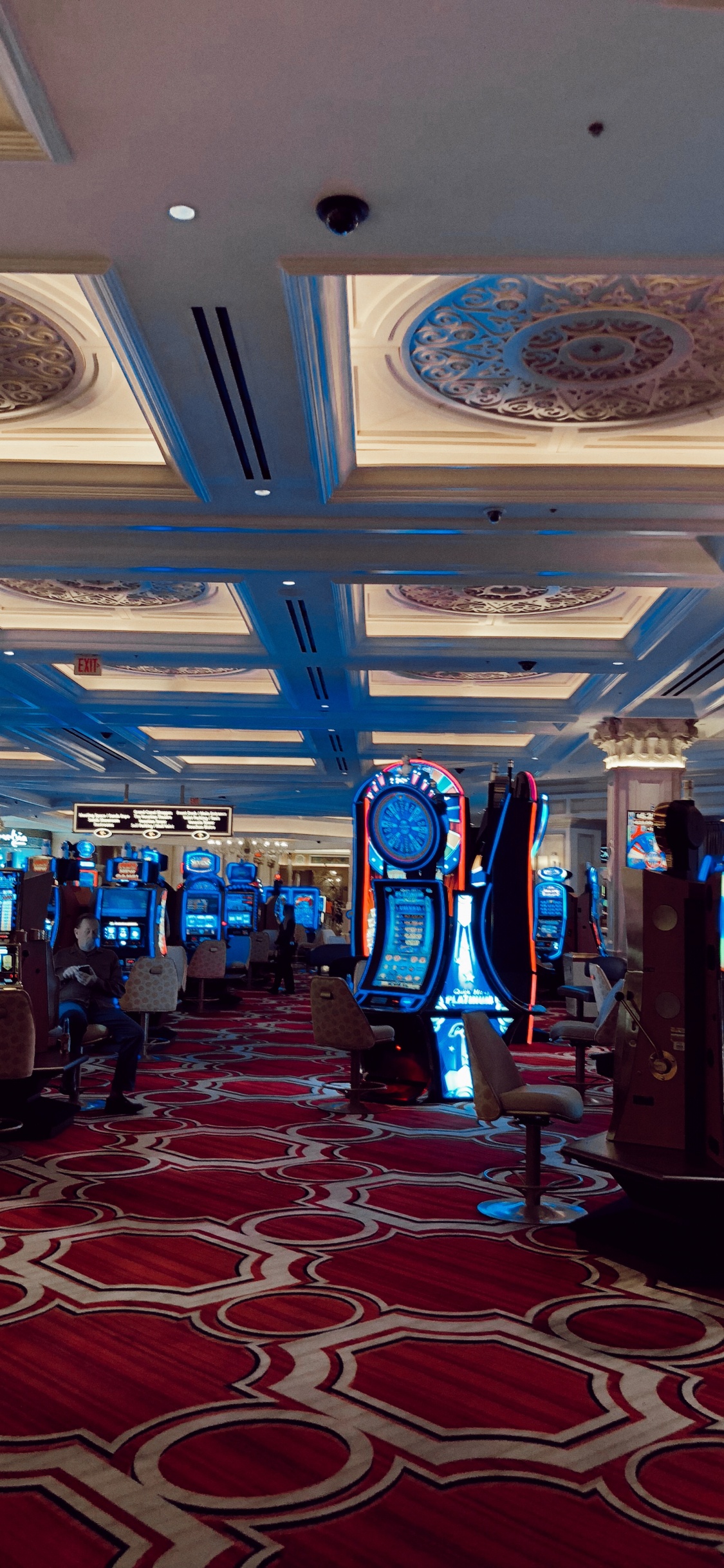 Las Vegas, USA, - Funktion Halle, Blau, Zimmer. Wallpaper in 1125x2436 Resolution