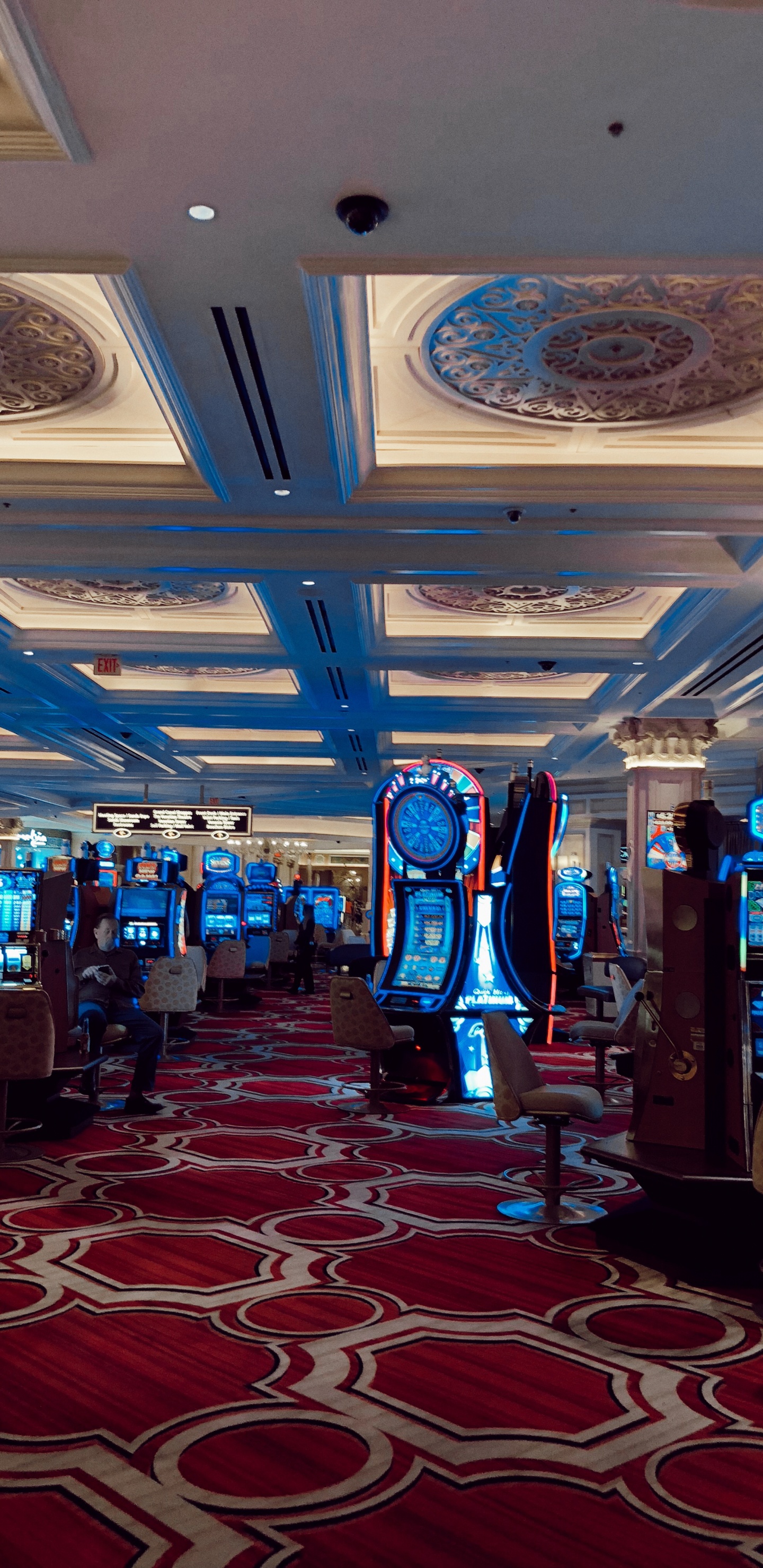 Las Vegas, USA, - Funktion Halle, Blau, Zimmer. Wallpaper in 1440x2960 Resolution