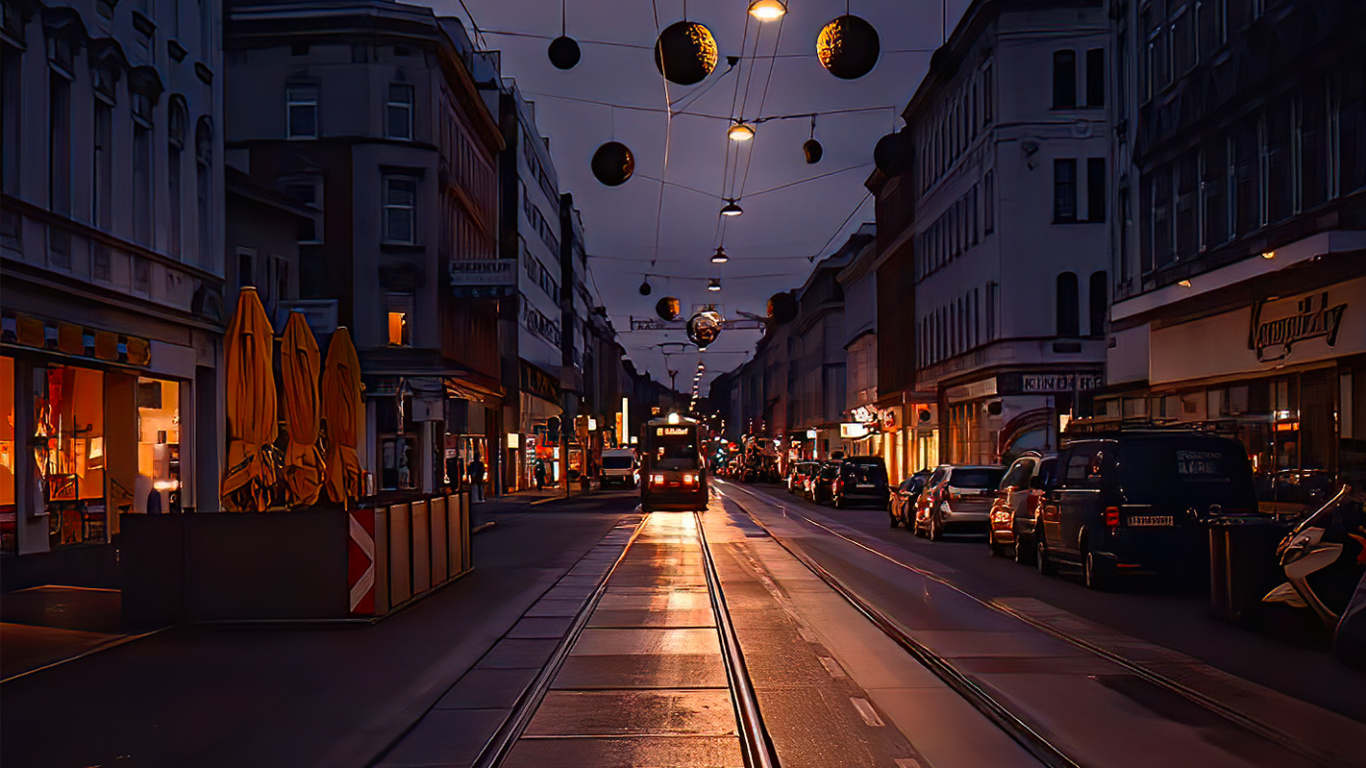 Gebäude, Atmosphäre, Fenster, Fahrbahn, Infrastruktur. Wallpaper in 1366x768 Resolution