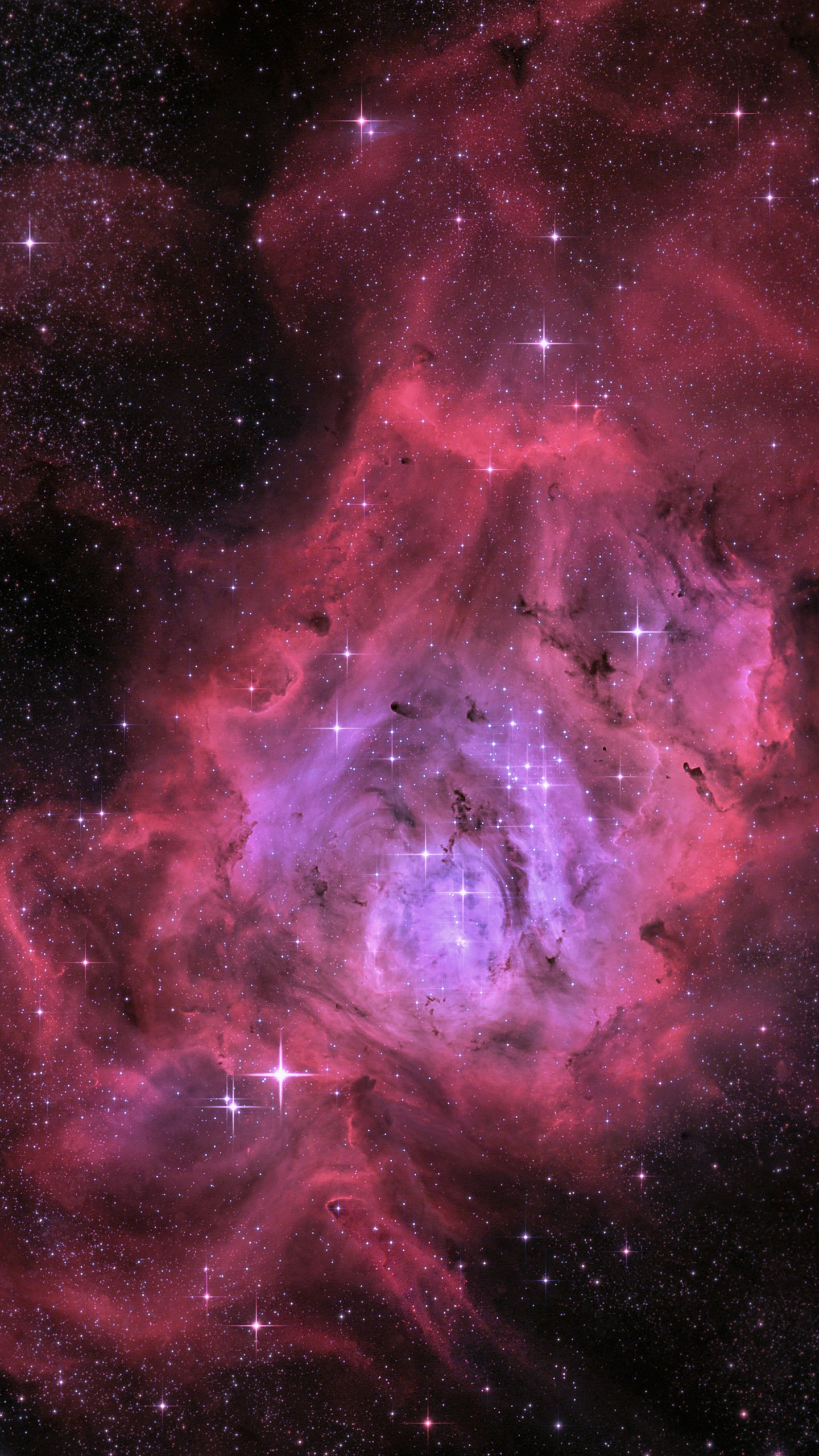 Nebula, Wisgoon - Social Network, Atmosphere, Galaxy, Pink. Wallpaper in 1440x2560 Resolution
