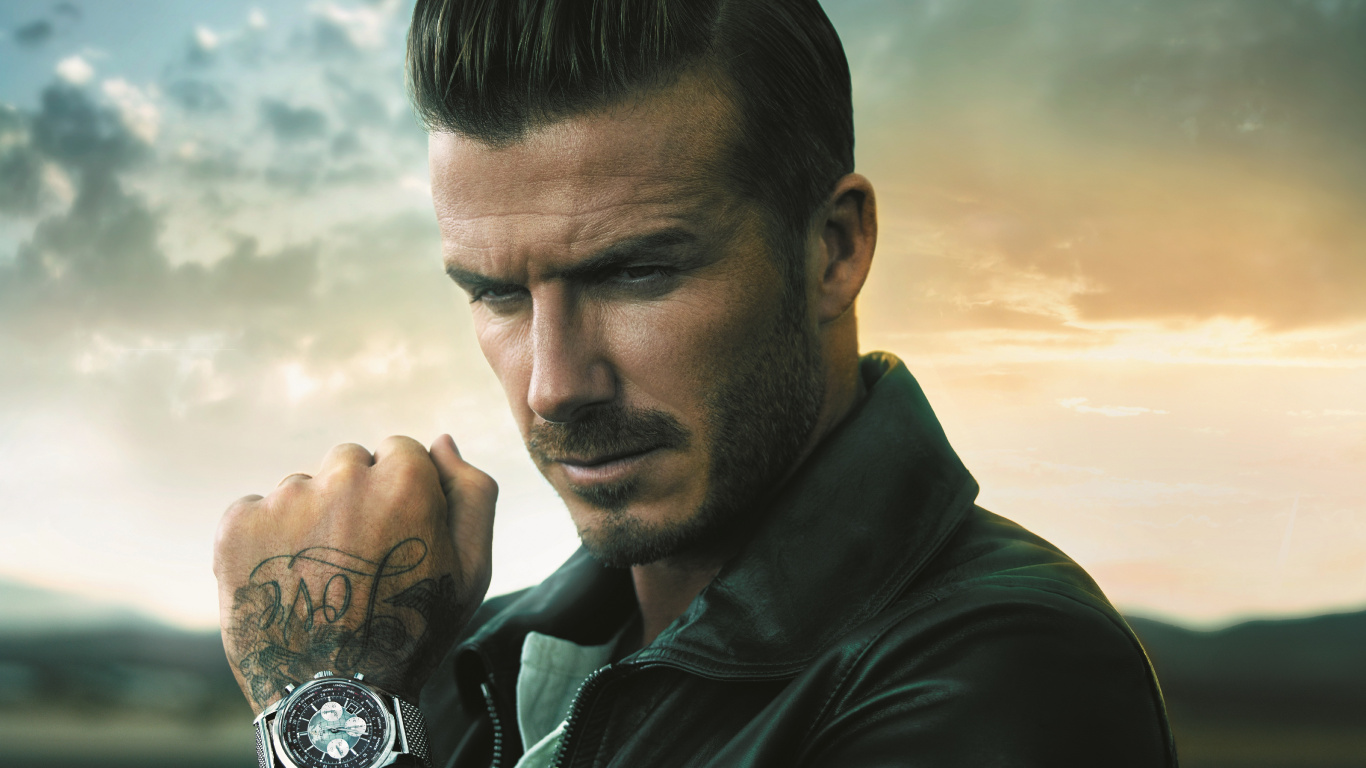 David Beckham, Les Poils du Visage, Barbe, L'homme, Footballeur. Wallpaper in 1366x768 Resolution