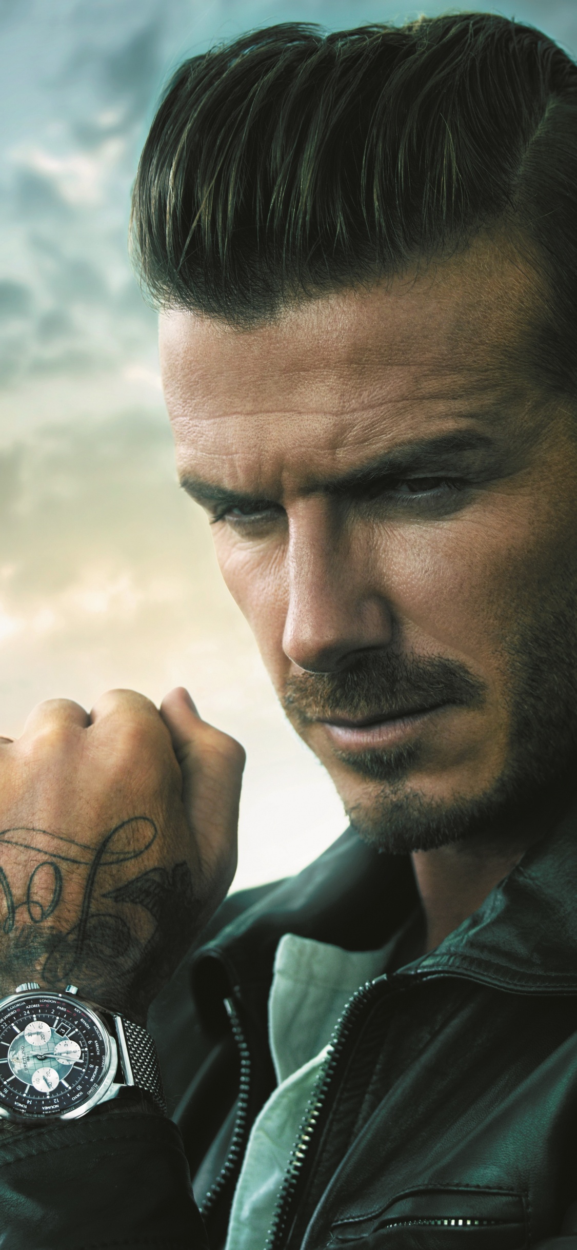 David Beckham, el Vello Facial, Barba, Humanos, Jugador de Fútbol. Wallpaper in 1125x2436 Resolution