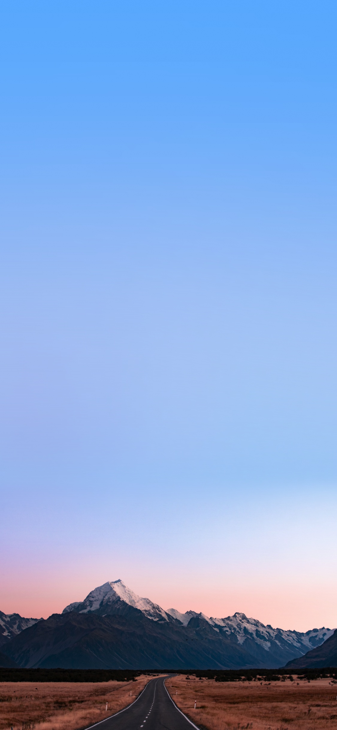 Ecorregión, Montaña, Naturaleza, Afterglow, Atardecer. Wallpaper in 1125x2436 Resolution