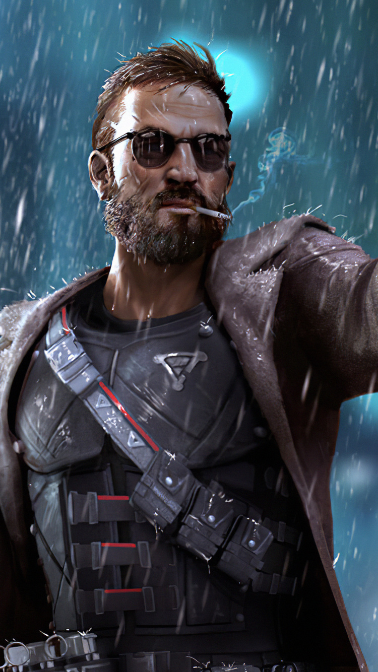 Killer Man, Killerman, Digital Art, Hair, Glove. Wallpaper in 750x1334 Resolution