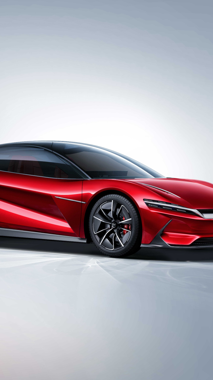 Ferrari 458 Italia Rouge Sur Fond Blanc. Wallpaper in 750x1334 Resolution